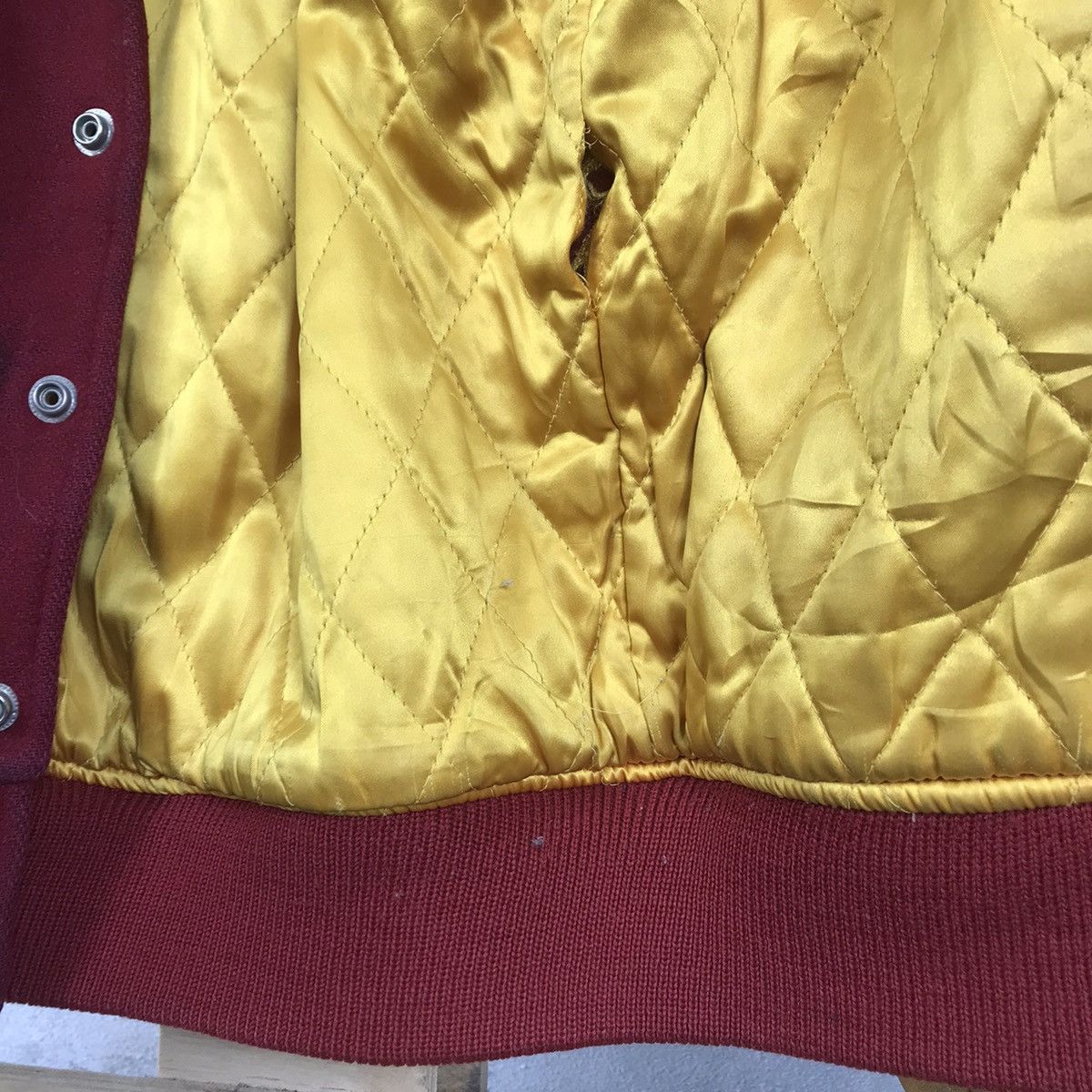 Macbeth × Vintage Vintage Macbeth MB Leather Varsity Jacket Big Logo Size US S / EU 44-46 / 1 - 8 Thumbnail