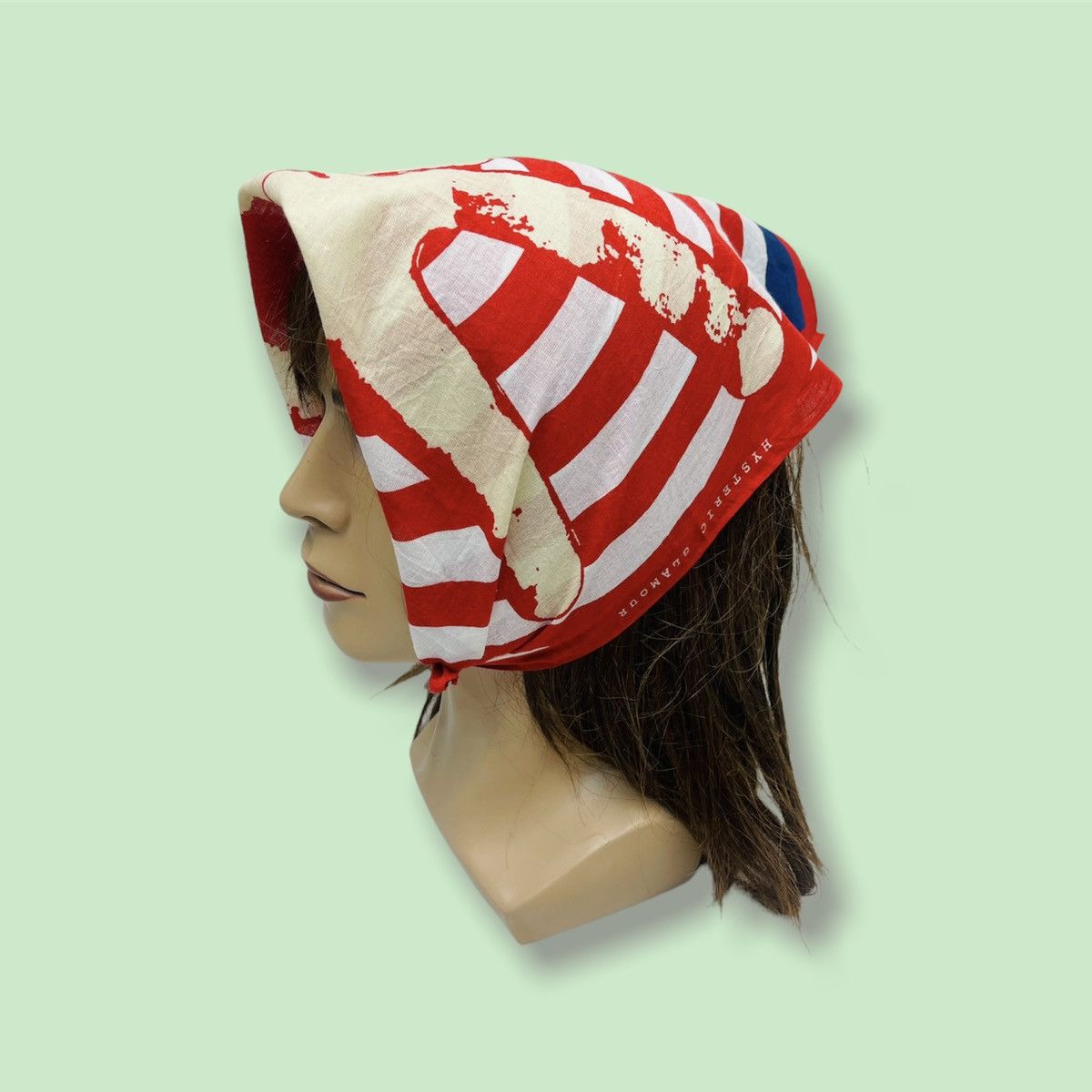 Hysteric Glamour × Vintage Hysteric Glamour Peace Handkerchief Key Bandana Scarf Size ONE SIZE - 1 Thumbnail