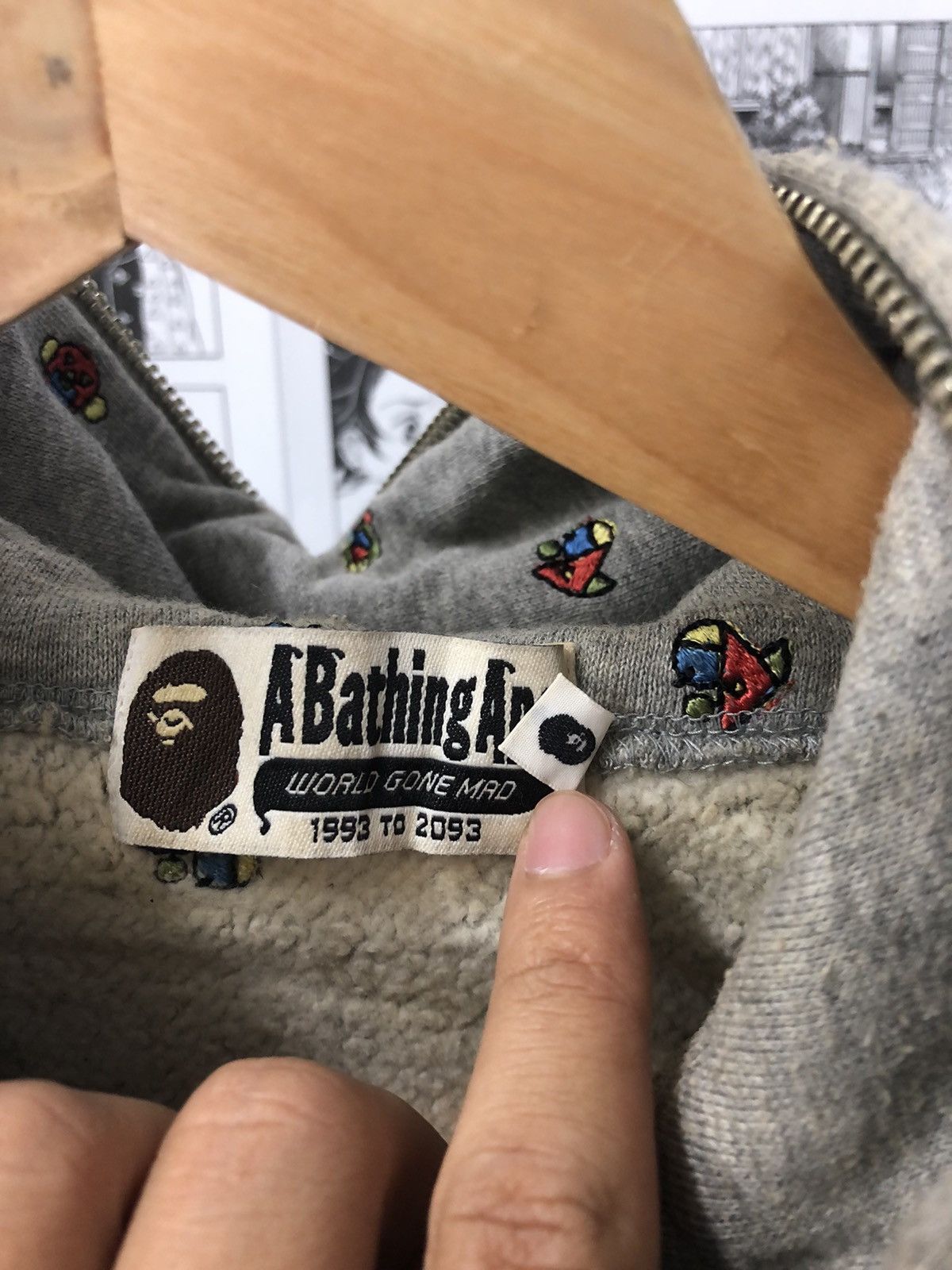 Bape Bape Full Zip Hoodie Size US L / EU 52-54 / 3 - 9 Thumbnail