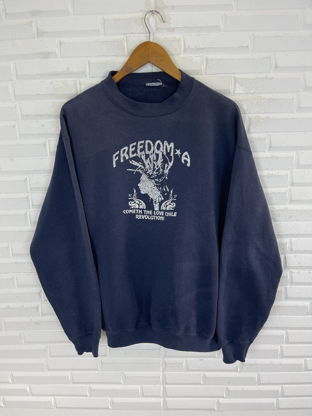 Vintage Vintage FREEDOM *A Sweatshirt 90’s Size US M / EU 48-50 / 2 - 5 Thumbnail