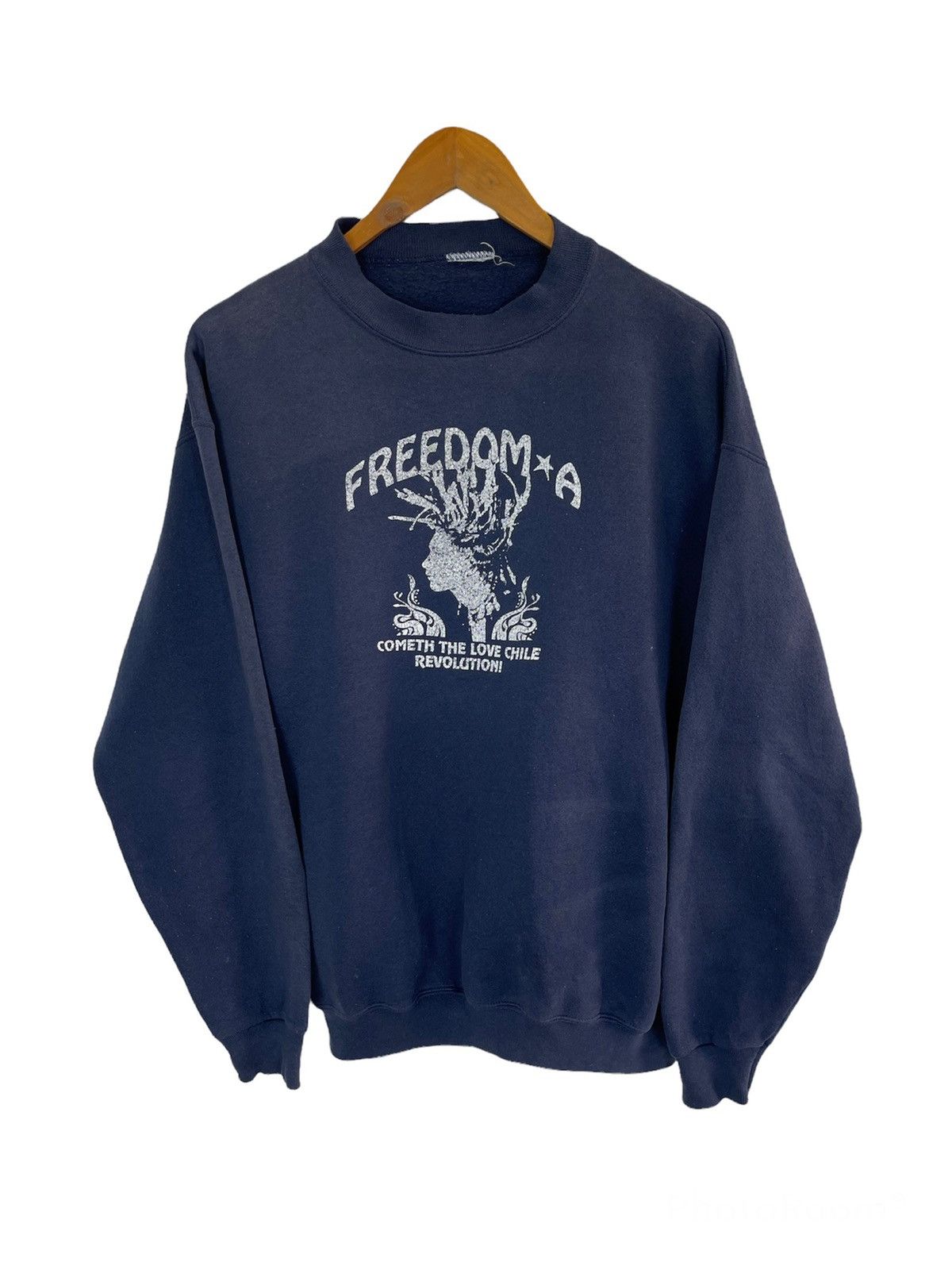 Vintage Vintage FREEDOM *A Sweatshirt 90’s Size US M / EU 48-50 / 2 - 1 Thumbnail