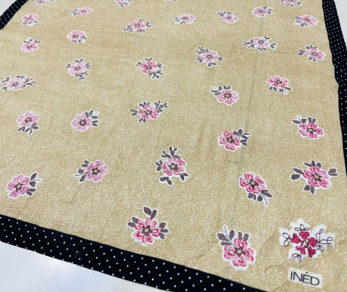 Japanese Brand × Vintage × Yohji Yamamoto Ined by Yohji Yamamoto Scarf Handkerchief Bandana Size ONE SIZE - 4 Thumbnail