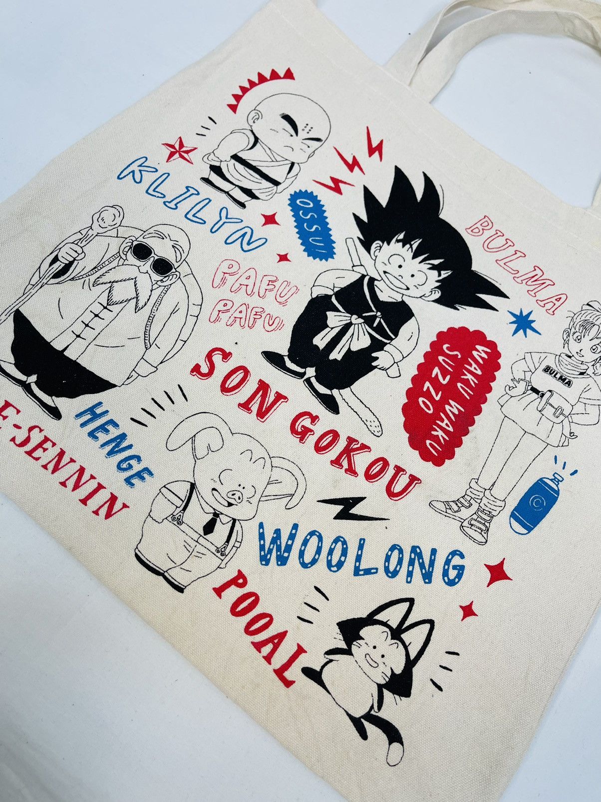 Anime × Japanese Brand × Vintage Dragon Ball Son Goku Tote Bag Size ONE SIZE - 3 Thumbnail