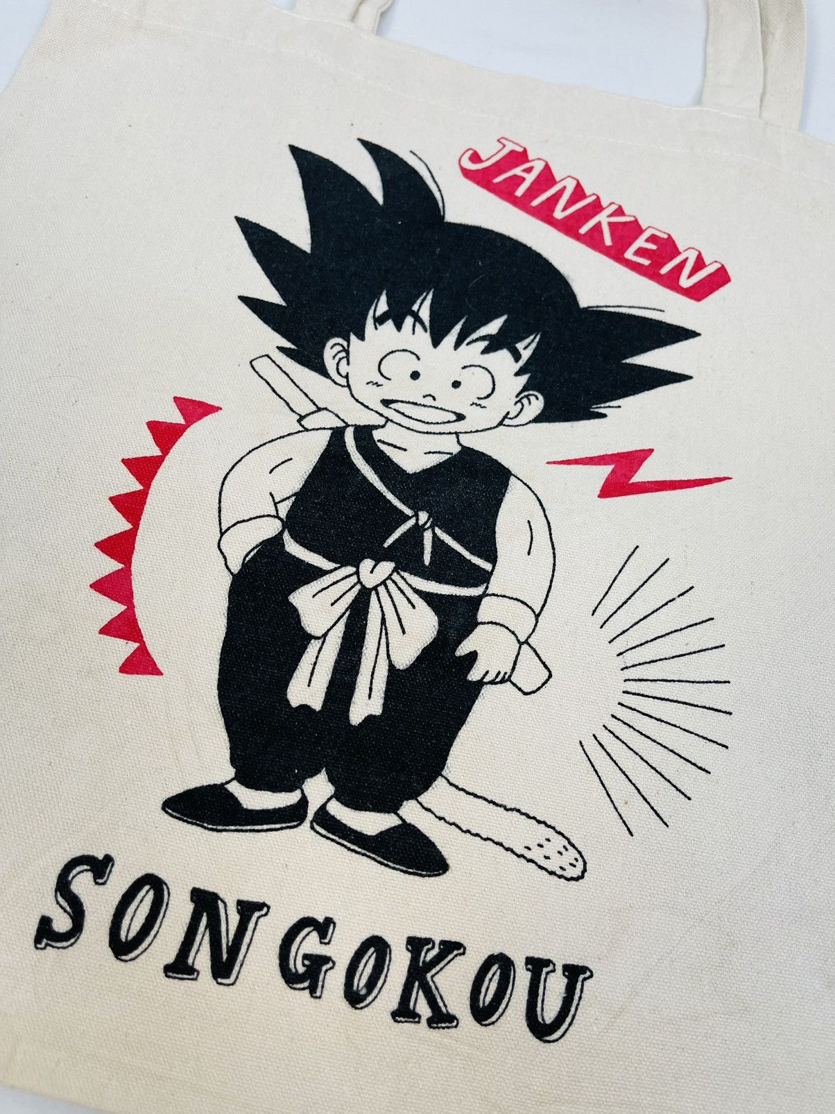 Anime × Japanese Brand × Vintage Dragon Ball Son Goku Tote Bag Size ONE SIZE - 4 Thumbnail