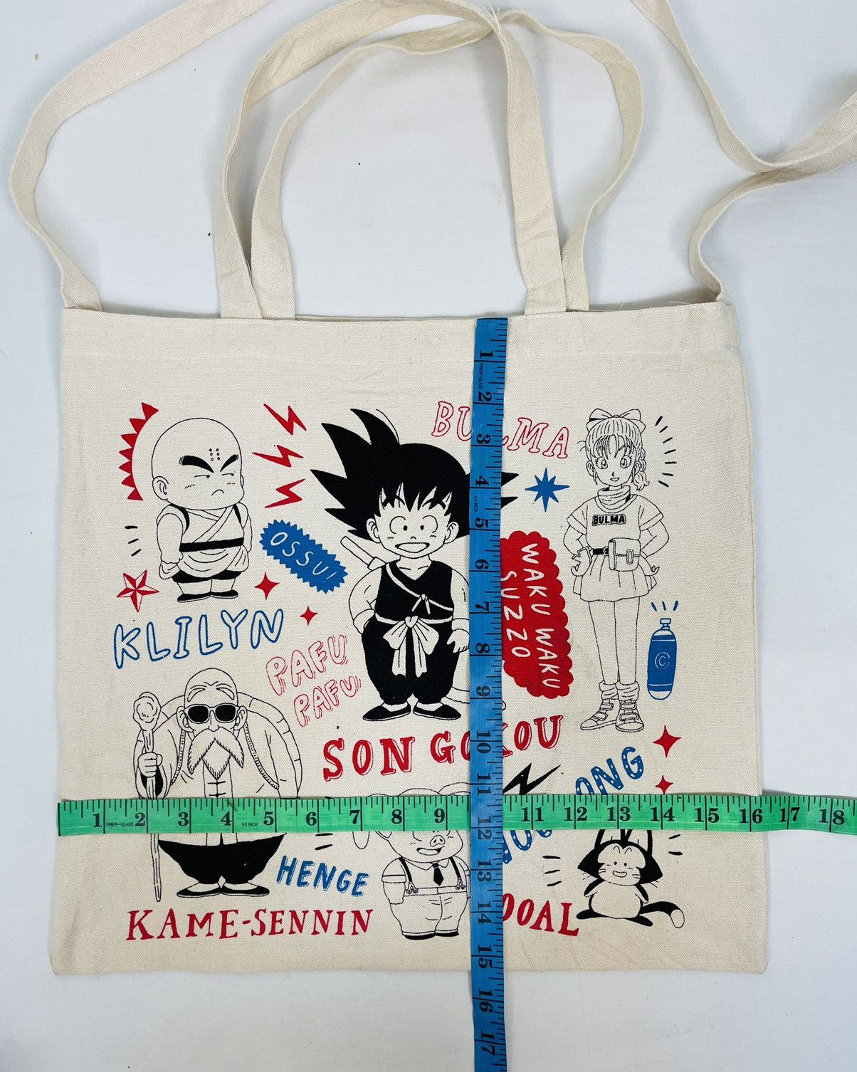 Anime × Japanese Brand × Vintage Dragon Ball Son Goku Tote Bag Size ONE SIZE - 7 Thumbnail
