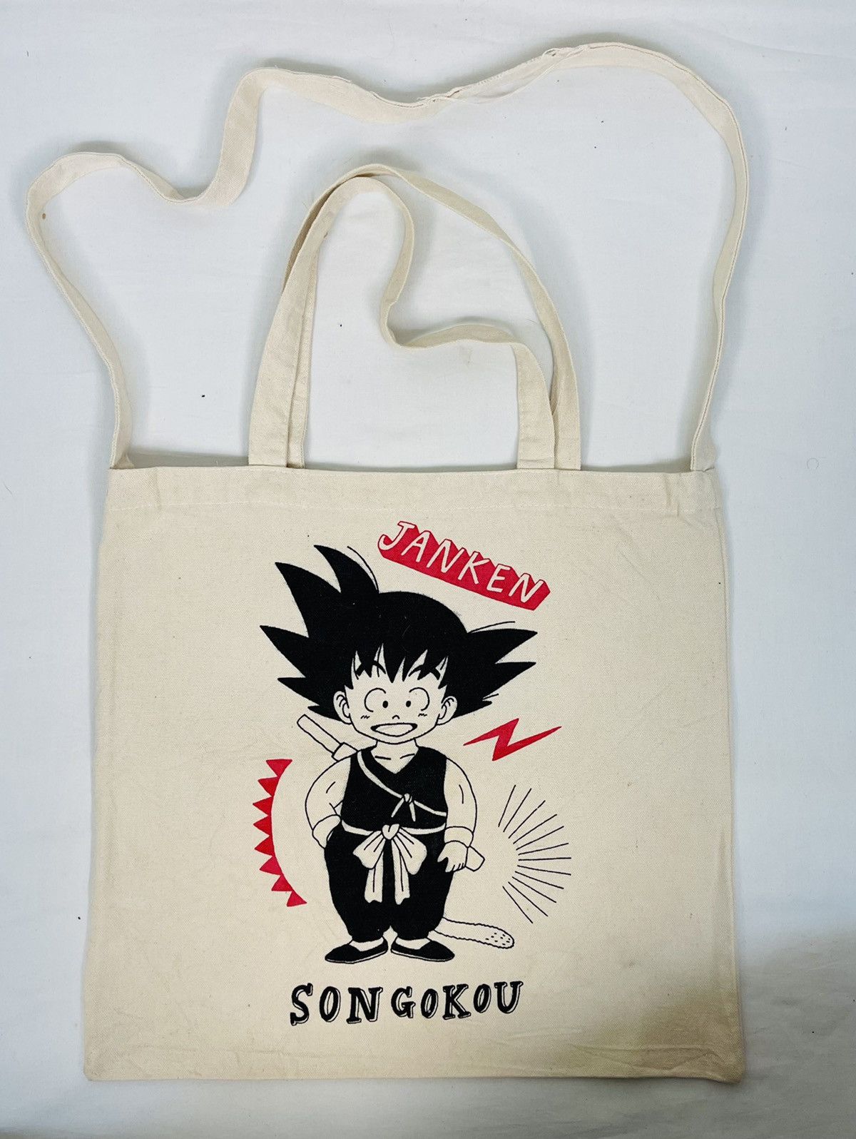 Anime × Japanese Brand × Vintage Dragon Ball Son Goku Tote Bag Size ONE SIZE - 2 Thumbnail