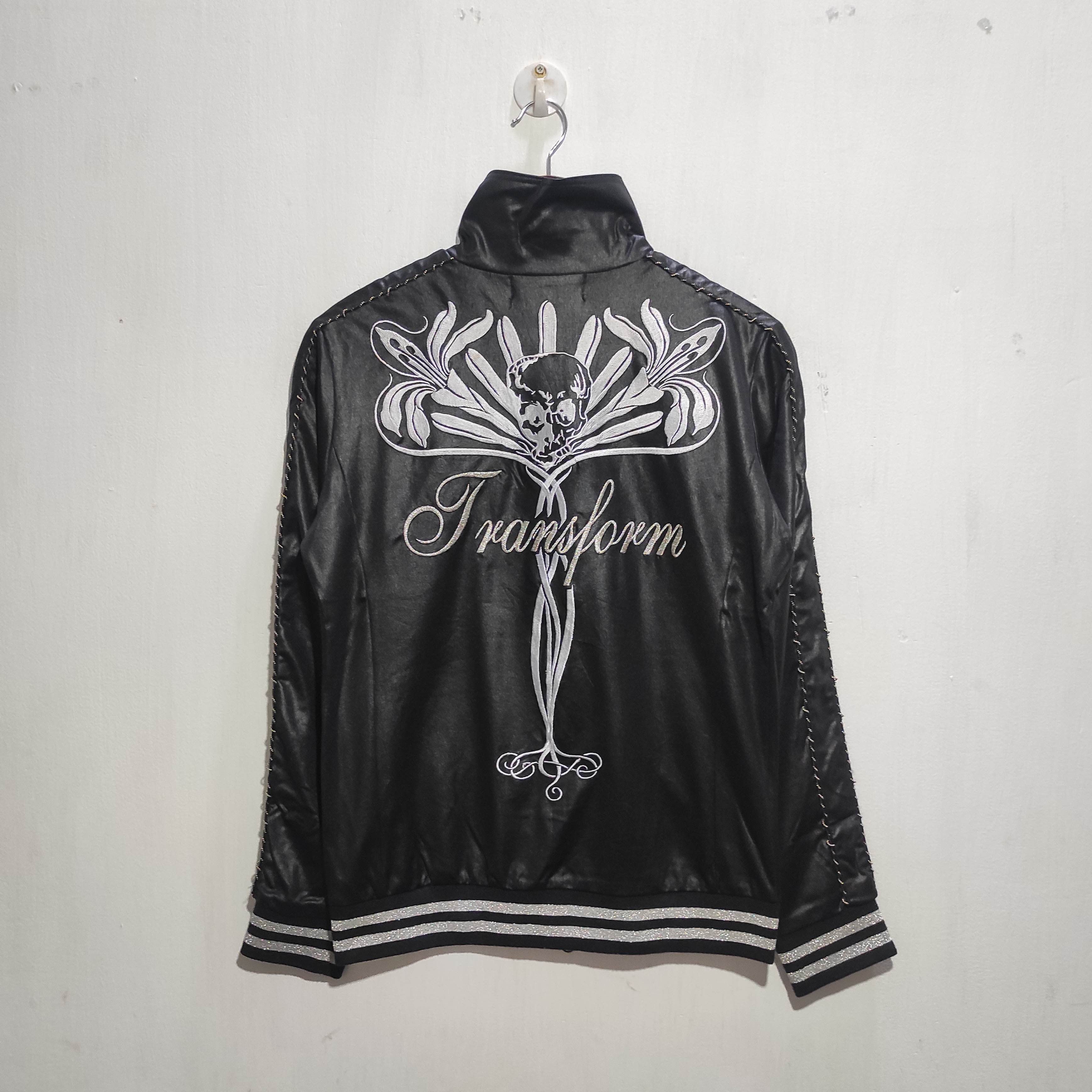 XFRM Skull Embroidered Track Jacket