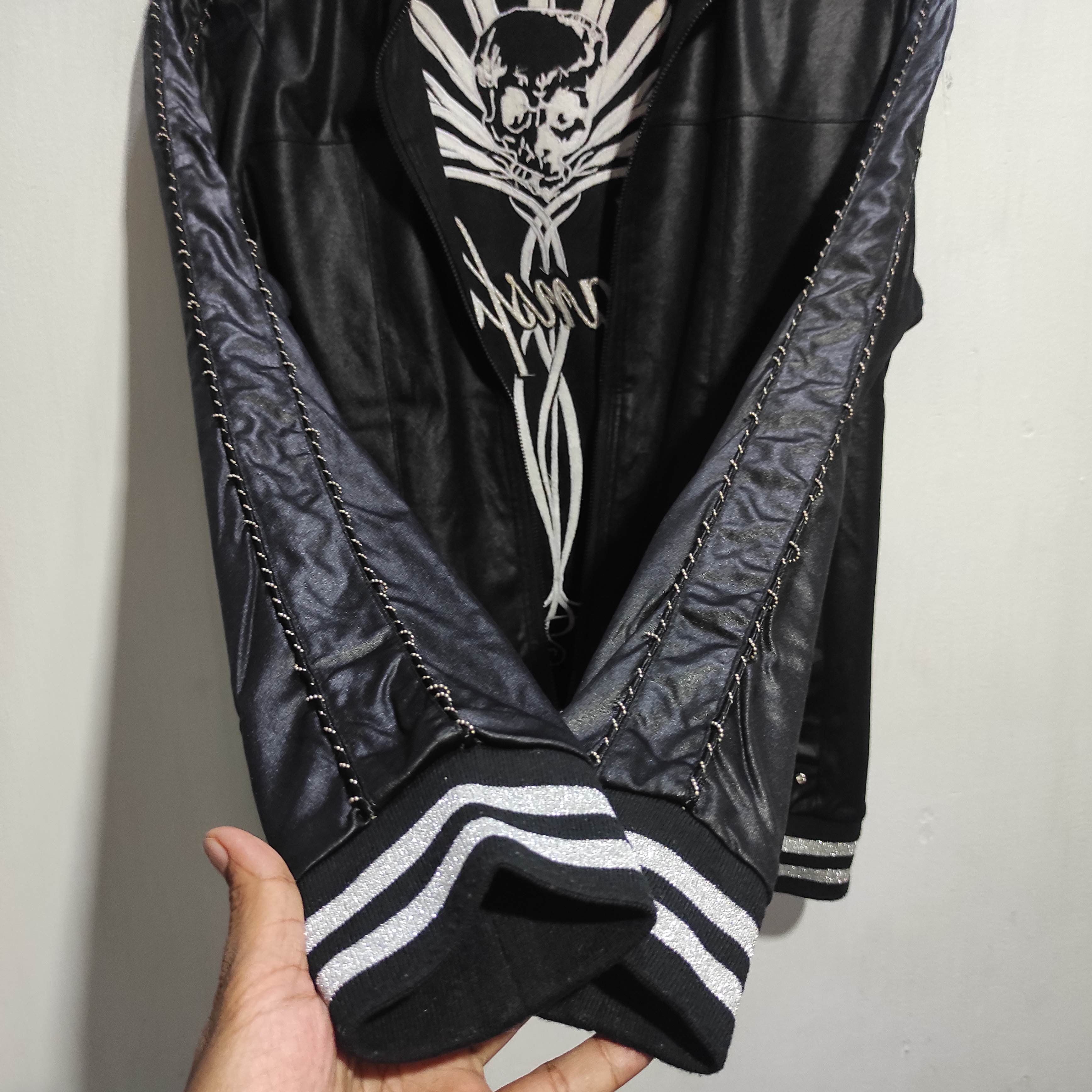 Hysteric Glamour XFRM Skull Embroidered Track Jacket Size US S / EU 44-46 / 1 - 18 Thumbnail