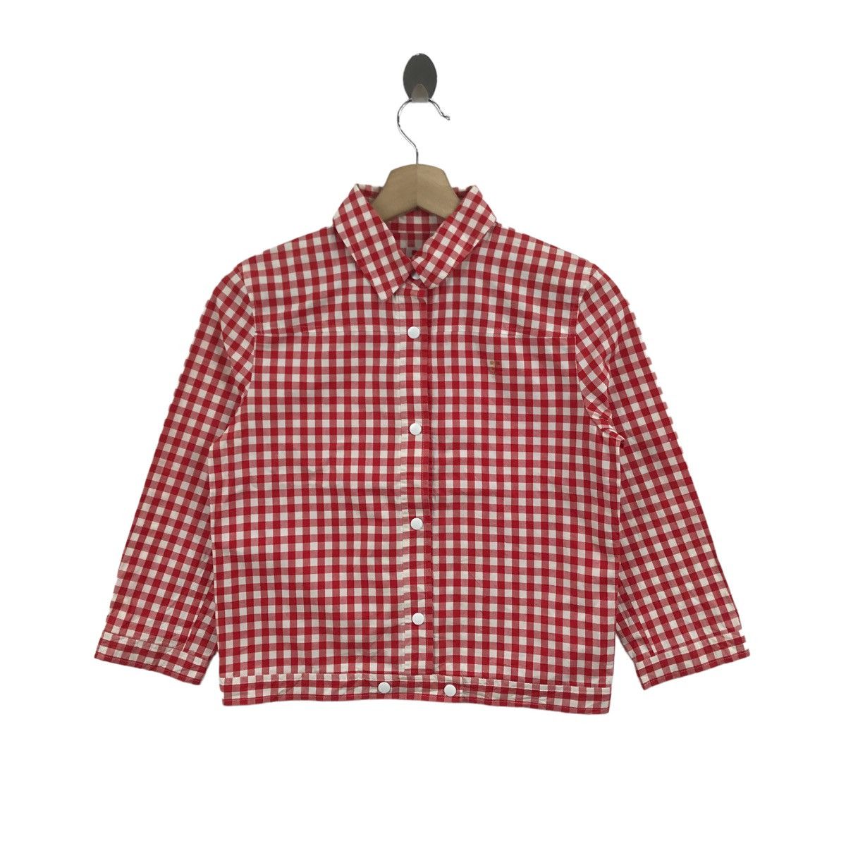 Courreges Vintage COURREGES Jacket Checkered Design Womans Clothing Size US XS / EU 42 / 0 - 1 Thumbnail
