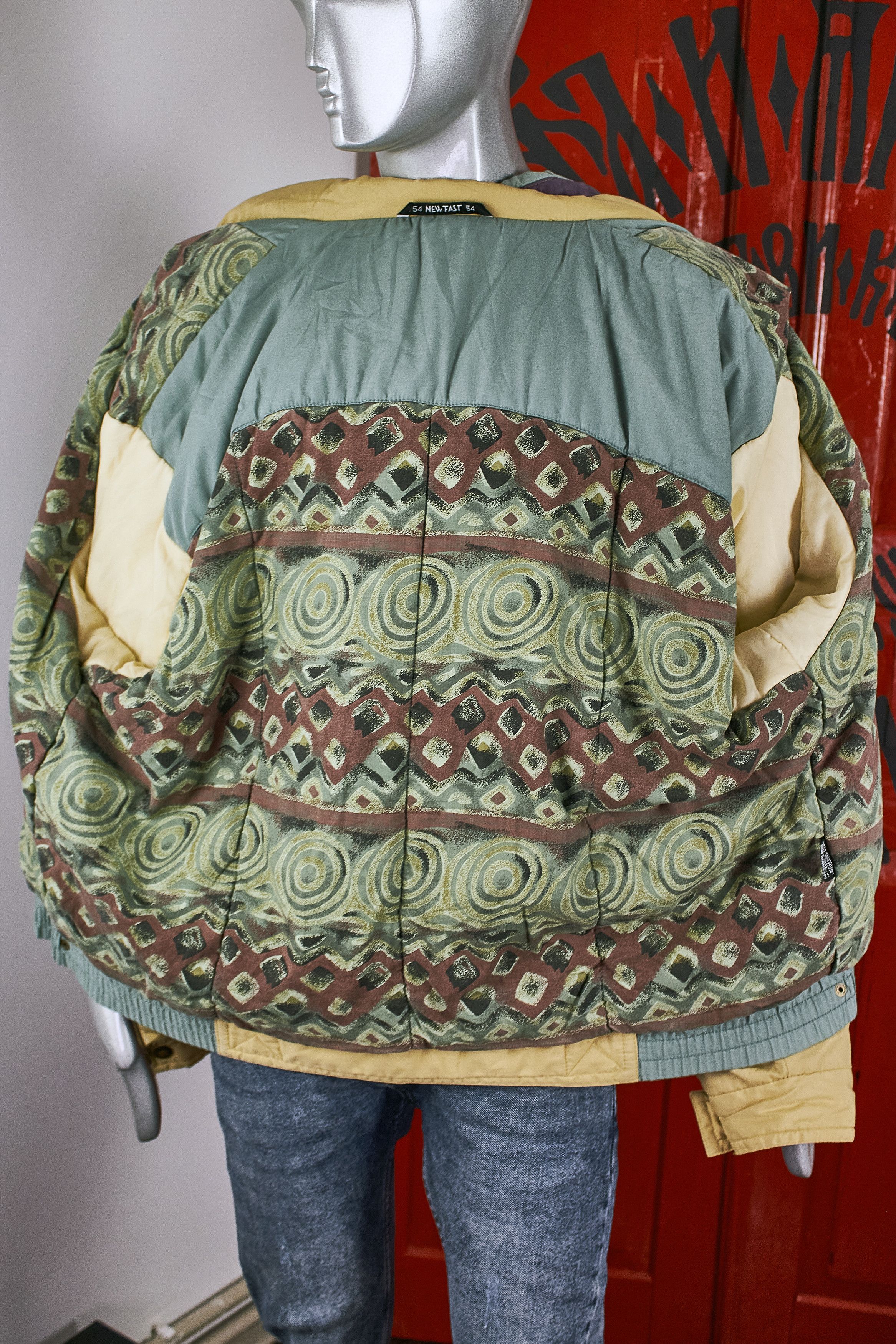 Angelo Litrico Vintage Y2K men's hooded bomber jacket military style Size US XL / EU 56 / 4 - 11 Thumbnail