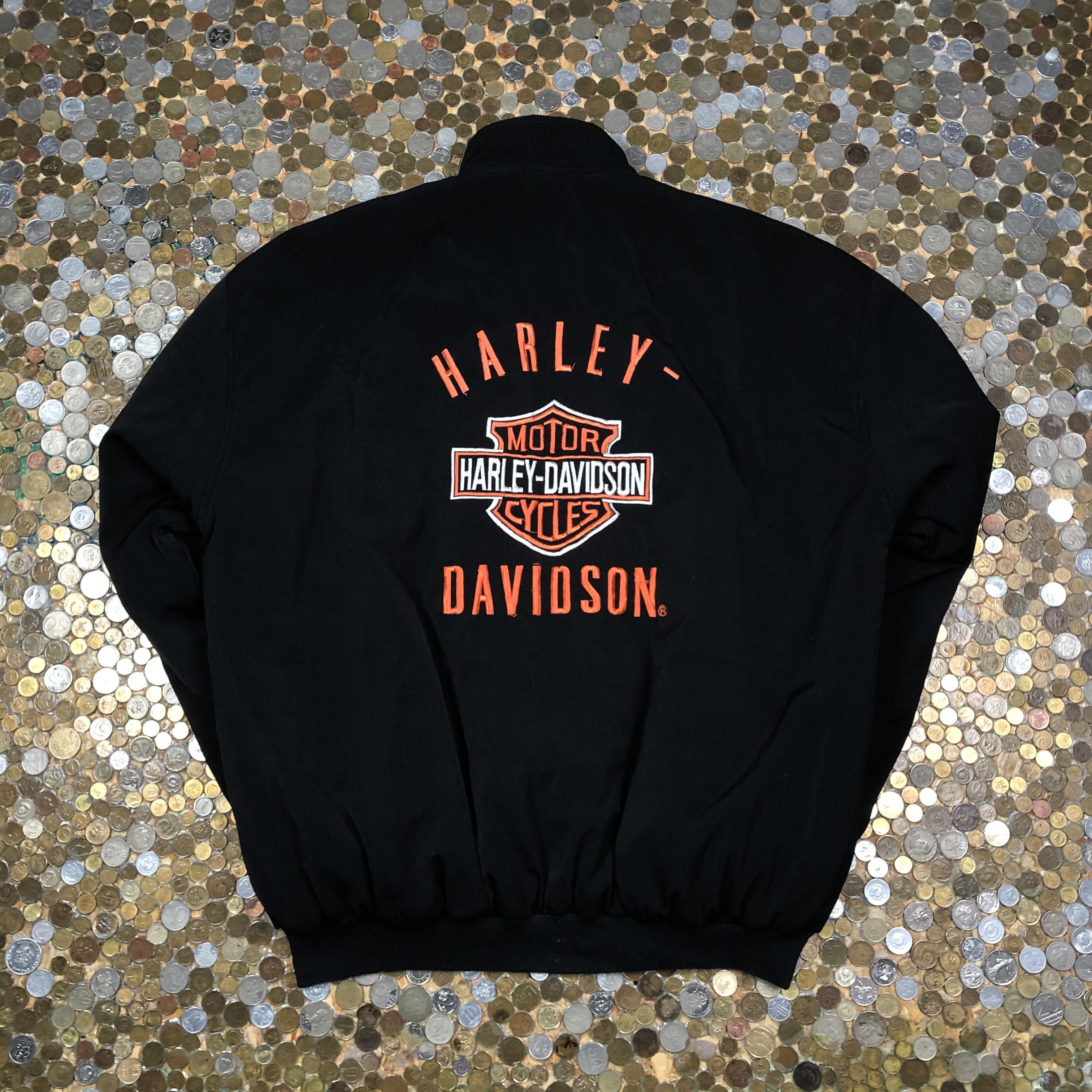 トップス 90s Harley-Davidson sweat Vintage 90s Harley Davidson Flames Hoodie Sweatshirt S Size