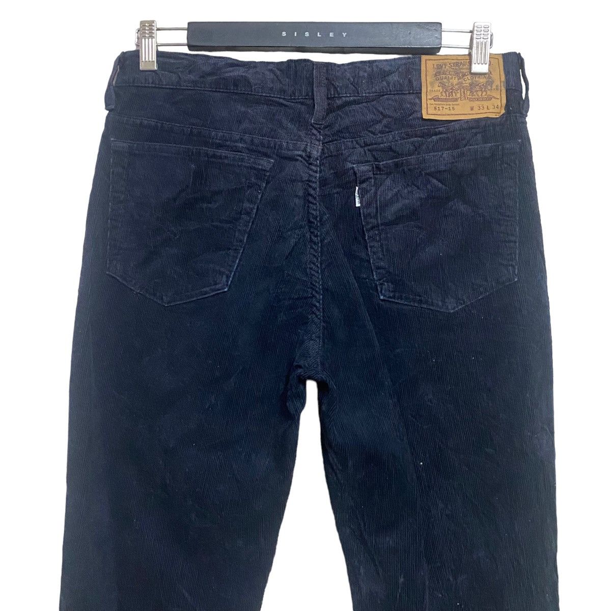 Levi's Vintage Levis 517 Corduroy Flare Jeans Hedi Slimane 33x31 Size US 33 - 3 Thumbnail