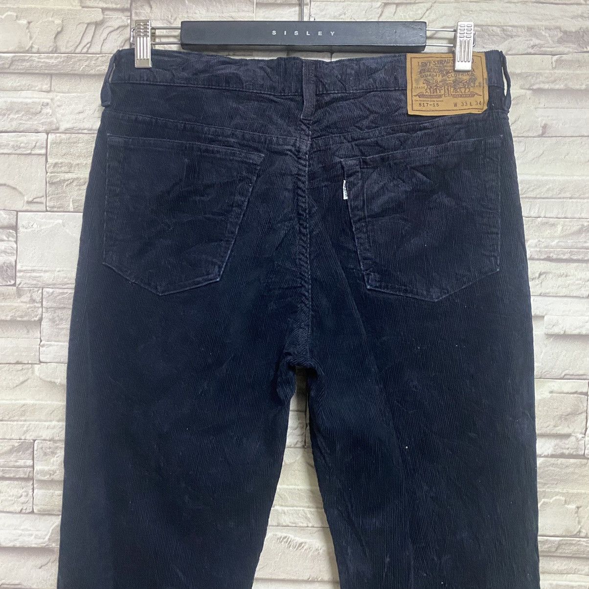 Levi's Vintage Levis 517 Corduroy Flare Jeans Hedi Slimane 33x31 Size US 33 - 10 Thumbnail