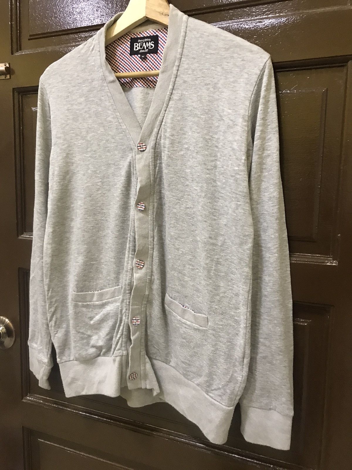 Beams Plus Beams Cardigan Knitwear Emboidery Size US M / EU 48-50 / 2 - 3 Thumbnail