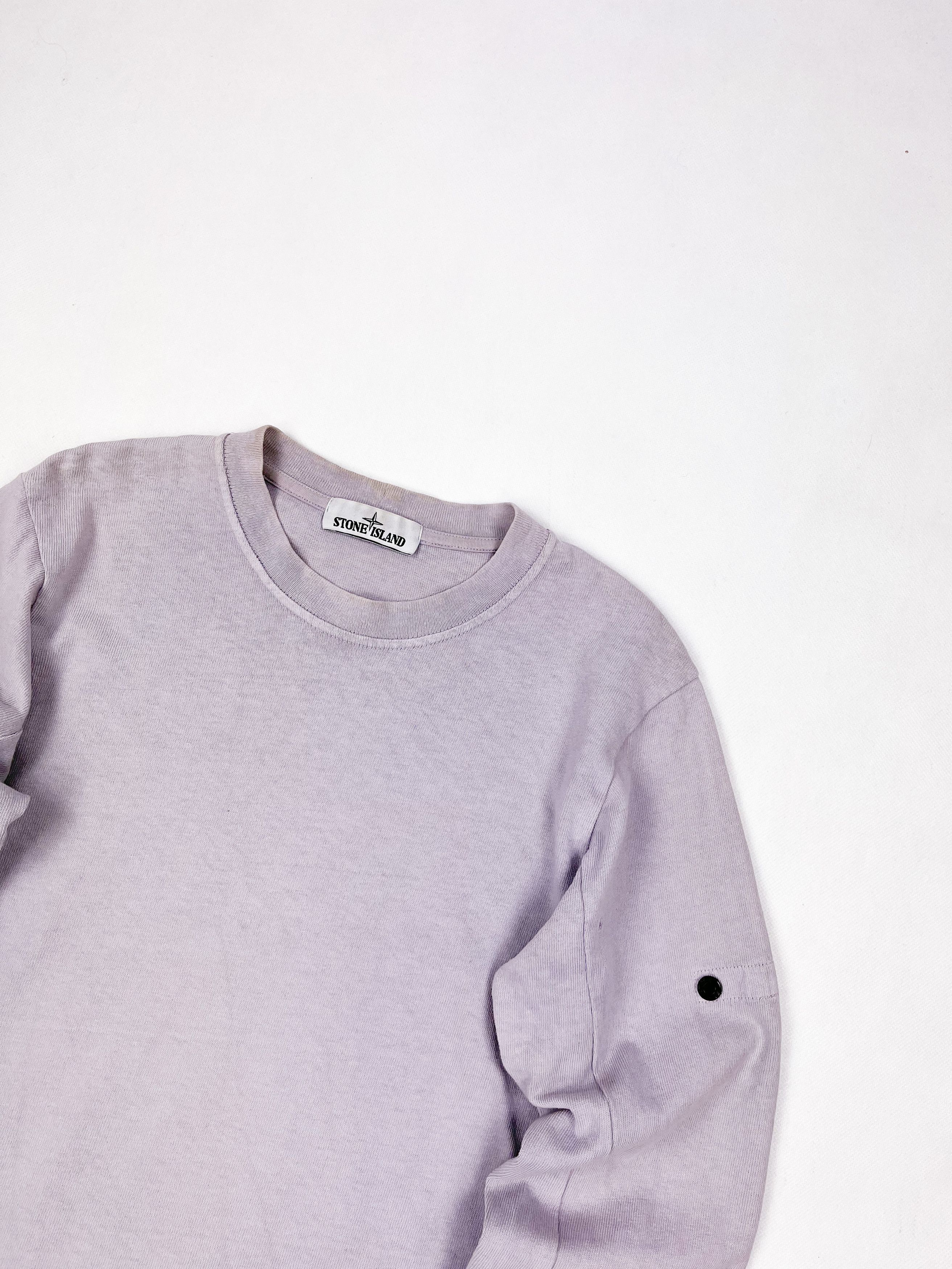 Stone Island Stone Island lilac sweatshirt crewneck S Size US S / EU 44-46 / 1 - 2 Thumbnail