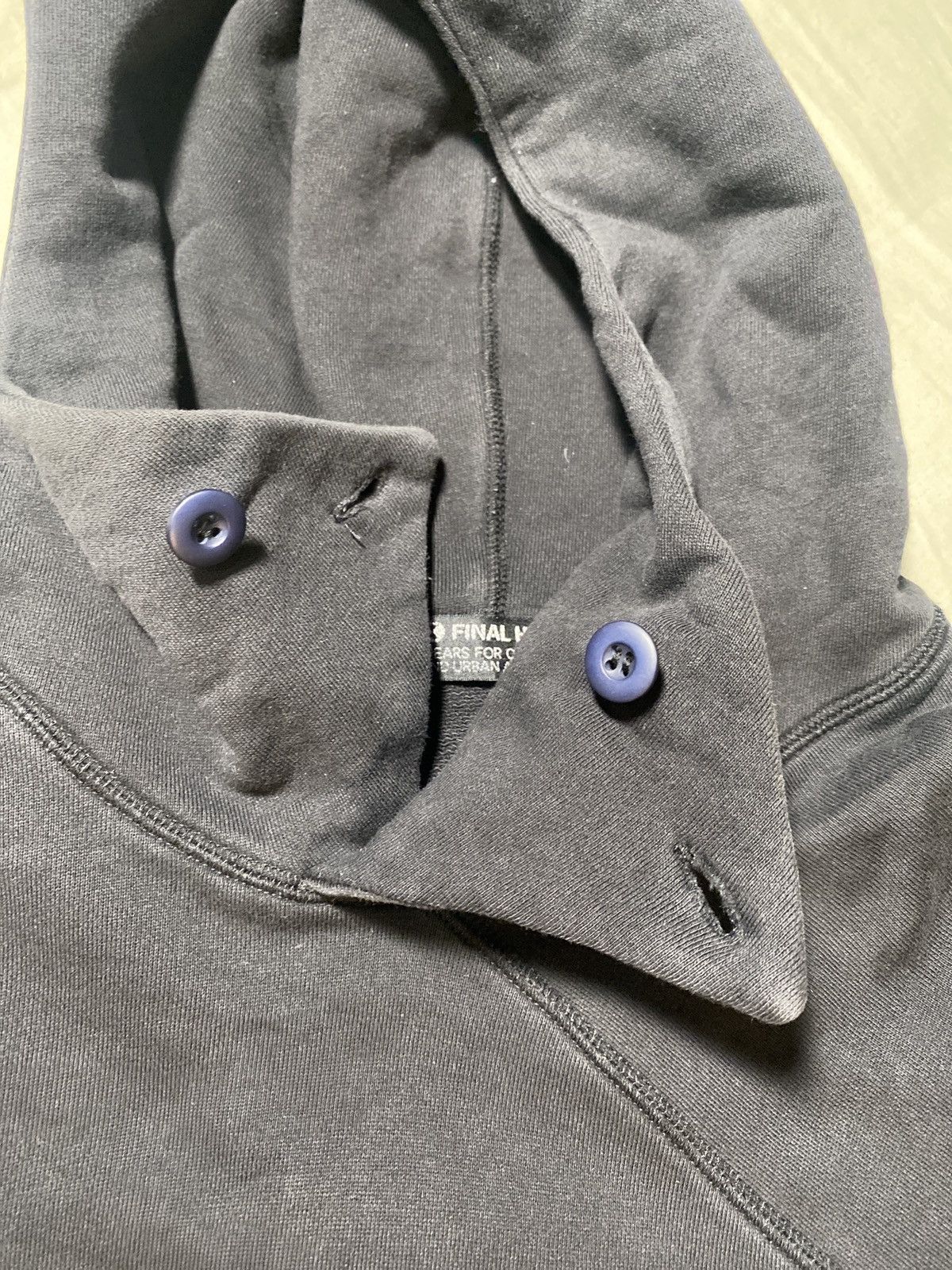 90’s Archive Final Home Black Hoodie Mock Neck