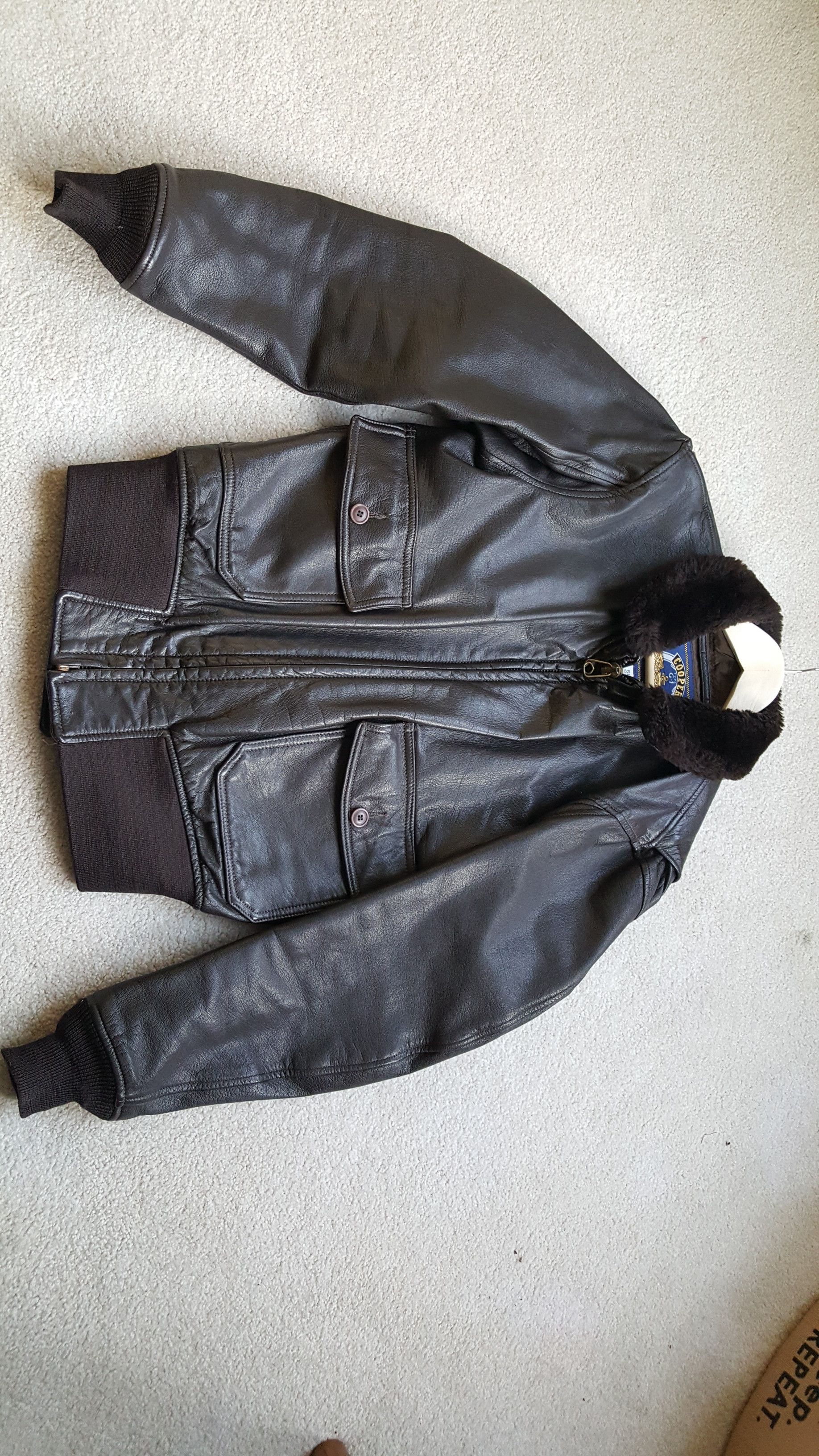 Cooper Cooper G1 Leather Bomber Jacket Grailed