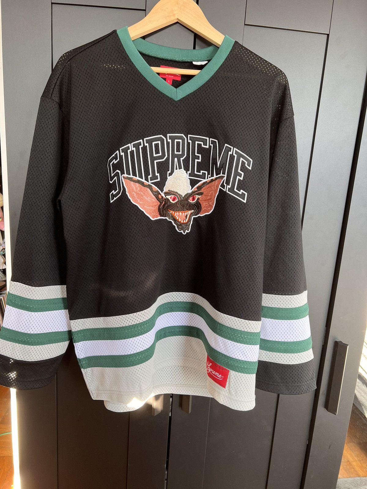 Supreme Gremlins Hockey Jersey Black for Men