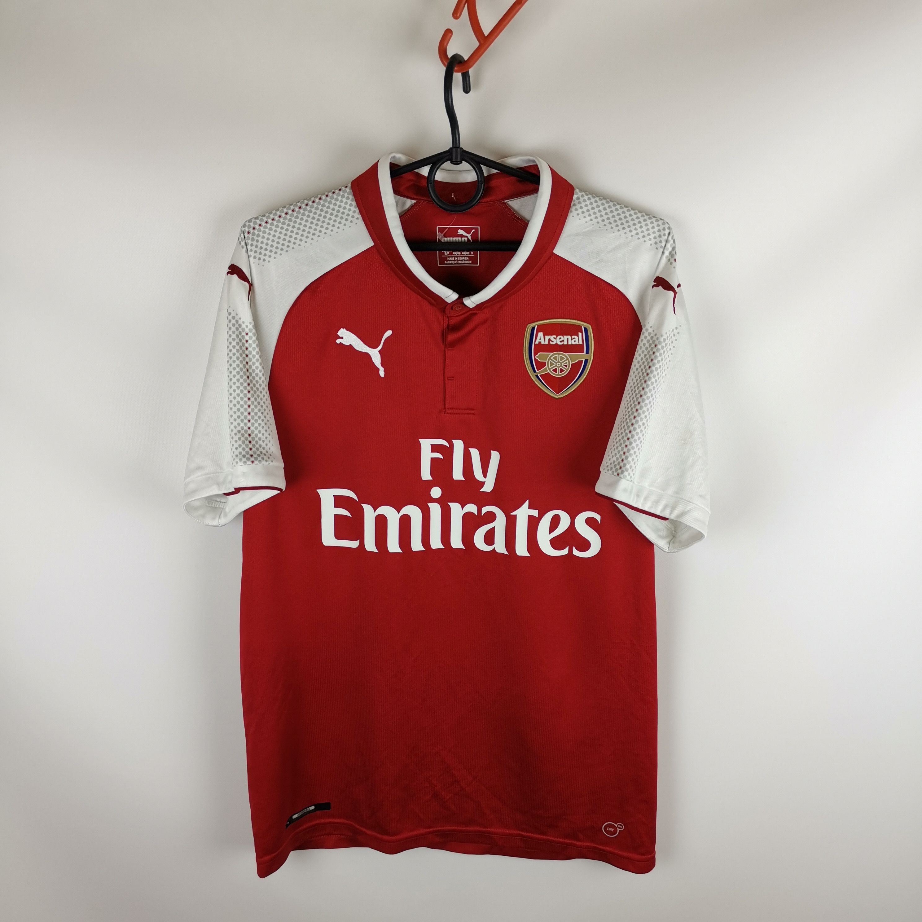 Puma Puma Arsenal 2017 2018 home soccer jersey football shirt Size US S / EU 44-46 / 1 - 1 Thumbnail