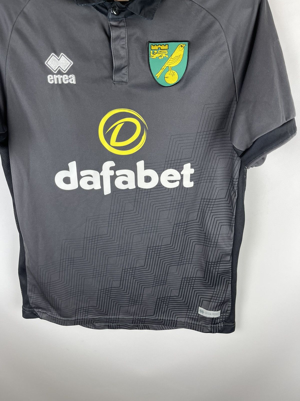 Other Errea Norwich City 2019 2020 away soccer jersey football Size US M / EU 48-50 / 2 - 4 Thumbnail