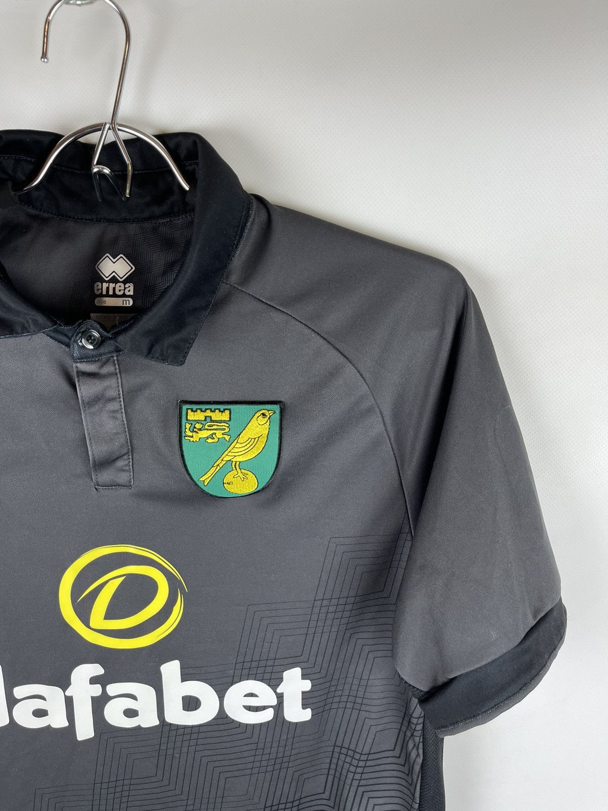 Other Errea Norwich City 2019 2020 away soccer jersey football Size US M / EU 48-50 / 2 - 3 Thumbnail