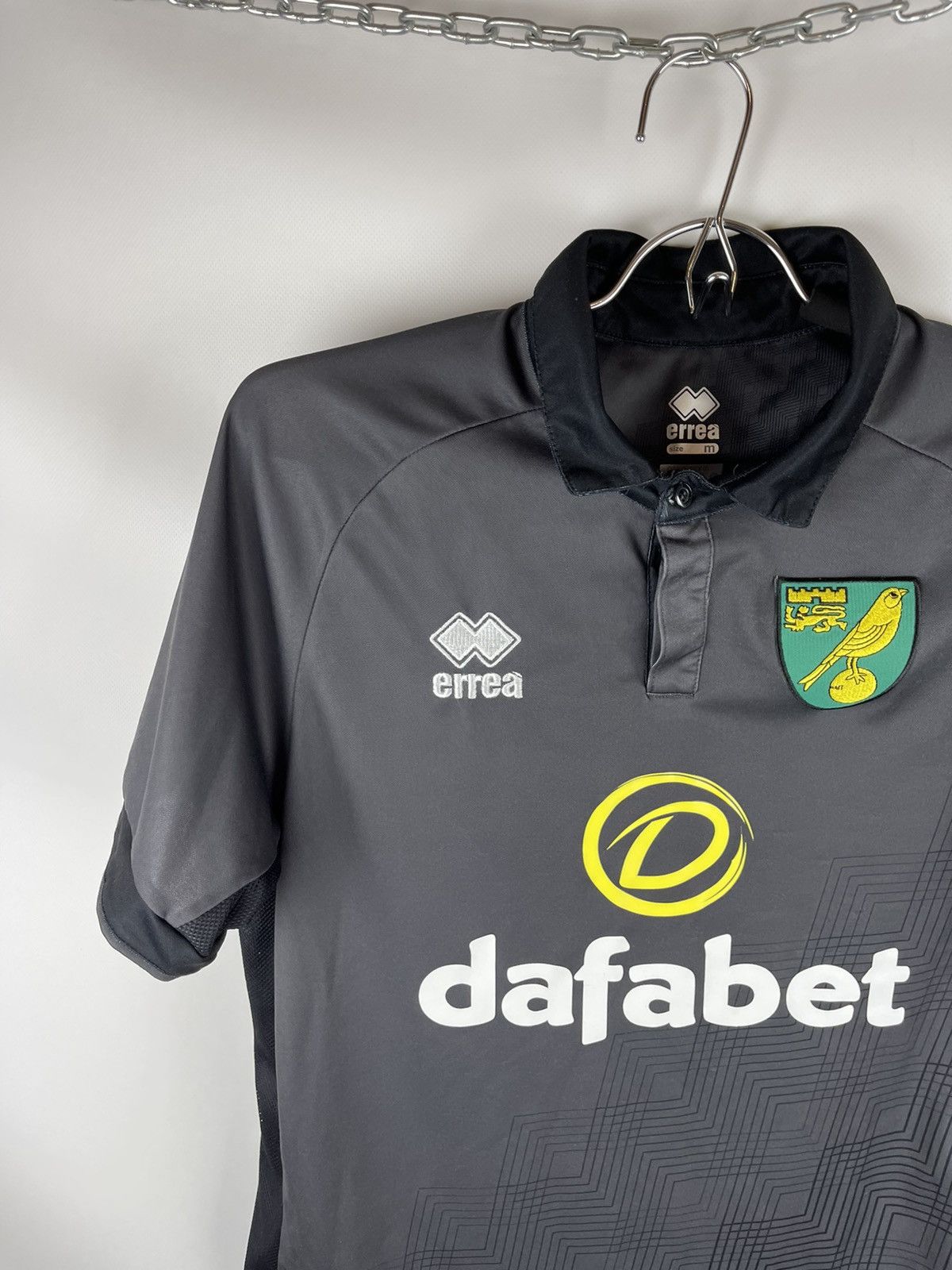 Other Errea Norwich City 2019 2020 away soccer jersey football Size US M / EU 48-50 / 2 - 2 Thumbnail