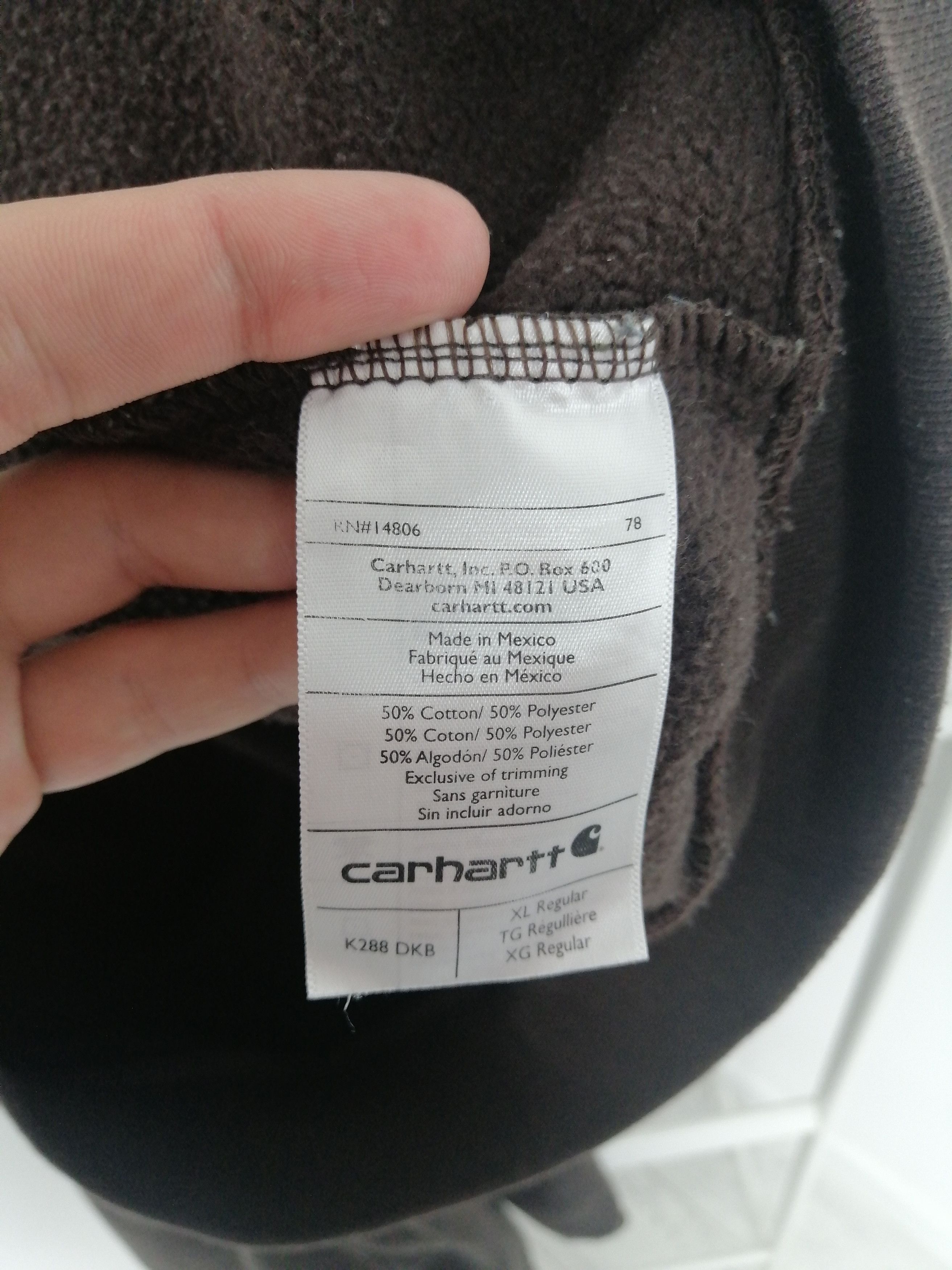 Carhartt Carhartt Hoodie vintage Y2K detroit brown Size US XL / EU 56 / 4 - 5 Thumbnail