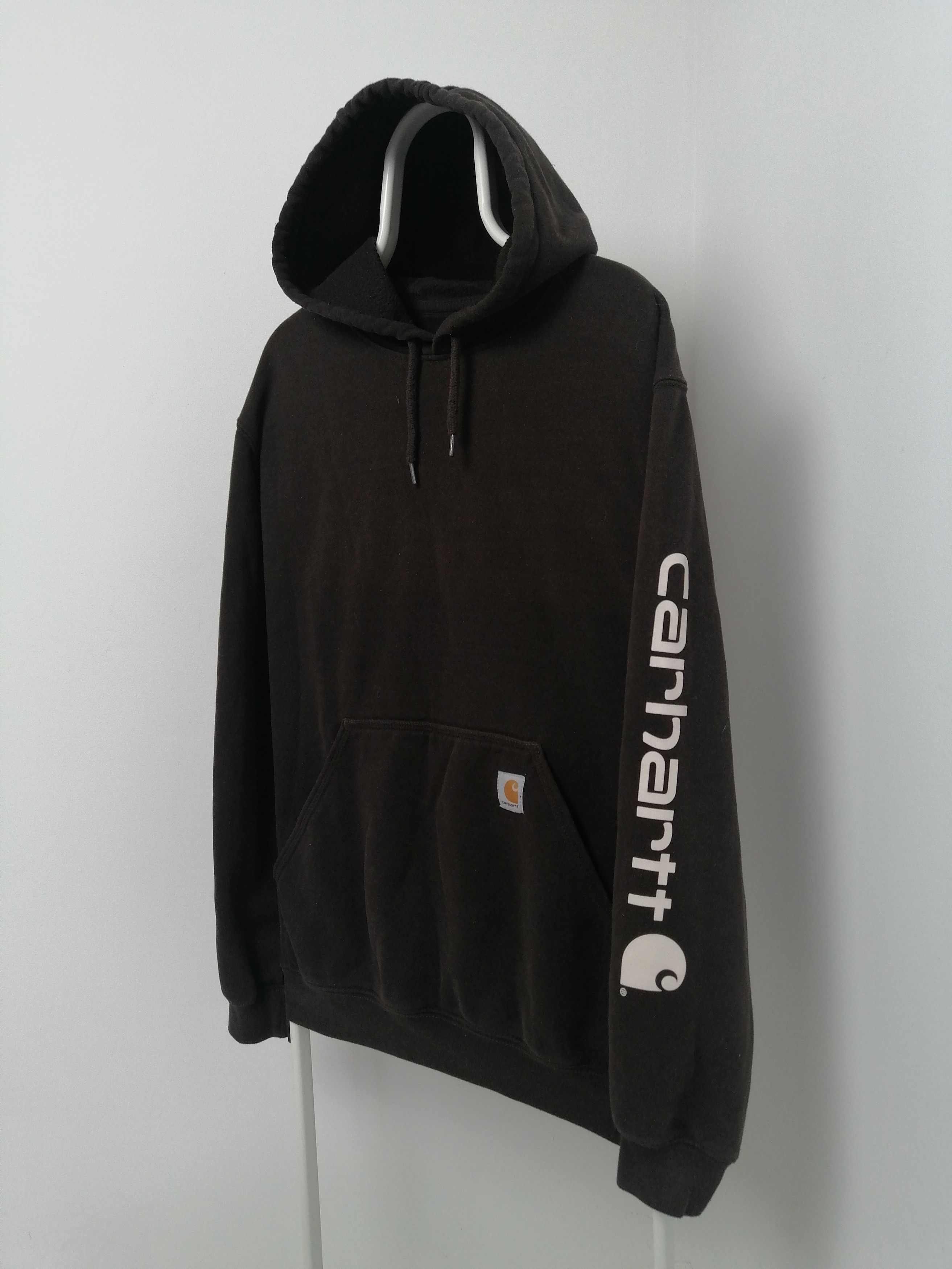 Carhartt Carhartt Hoodie vintage Y2K detroit brown Size US XL / EU 56 / 4 - 1 Thumbnail