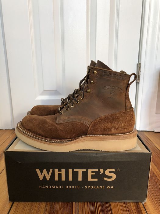 Whites White's Boots X InR Distressed Rough Out Rambler Boot Brown