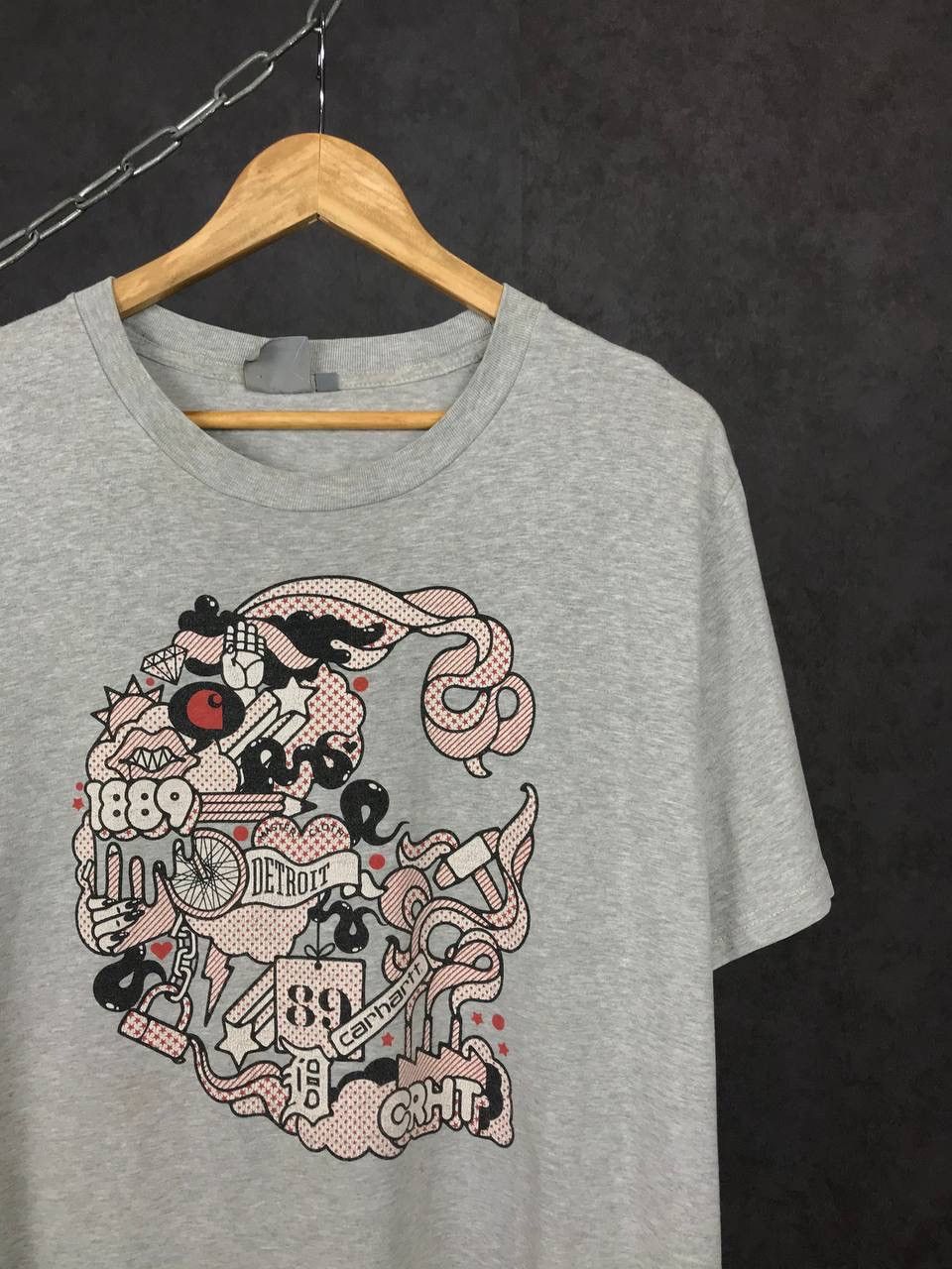 Carhartt × Vintage Carhartt vintage streetwear art print tee Size US L / EU 52-54 / 3 - 2 Thumbnail
