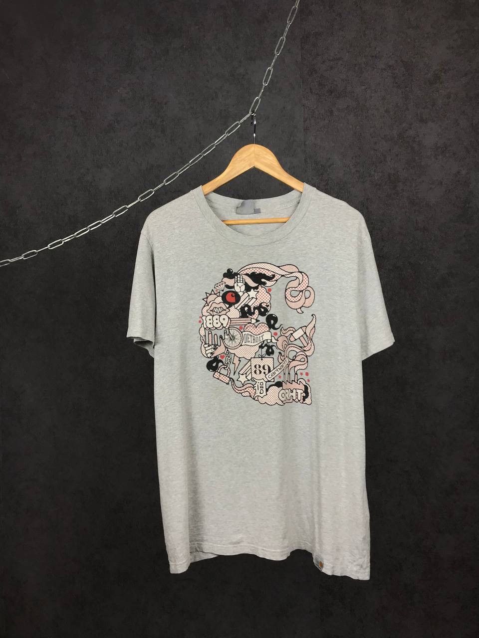Carhartt × Vintage Carhartt vintage streetwear art print tee Size US L / EU 52-54 / 3 - 1 Thumbnail