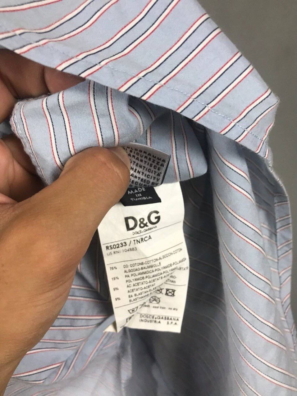 Dolce & Gabbana Dolce & Gabbana Luxury Street Fashion Shirt Size US L / EU 52-54 / 3 - 8 Thumbnail