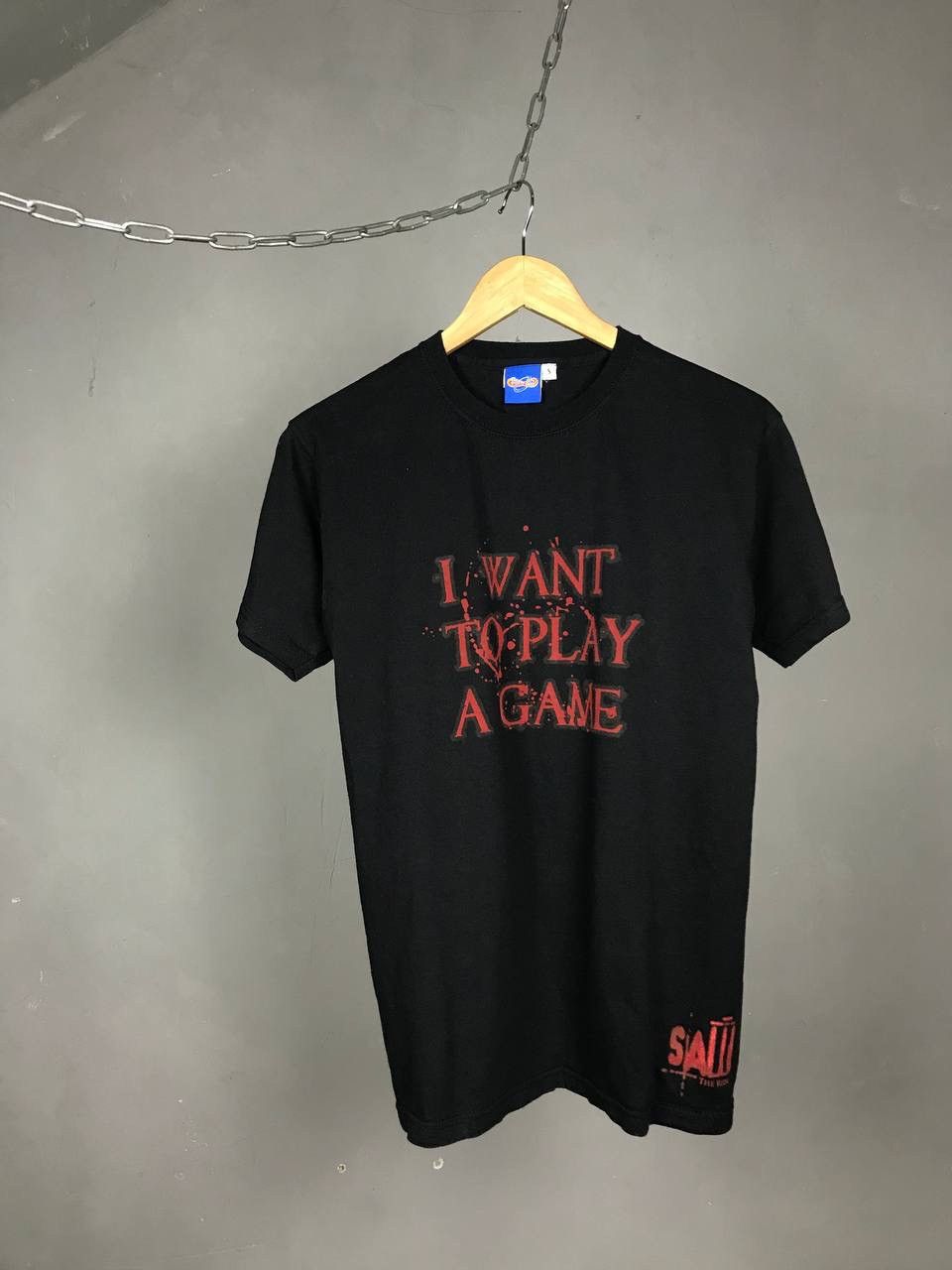 Vintage SAW the ride I want to play a game vintage cult movie tee Size US S / EU 44-46 / 1 - 1 Thumbnail