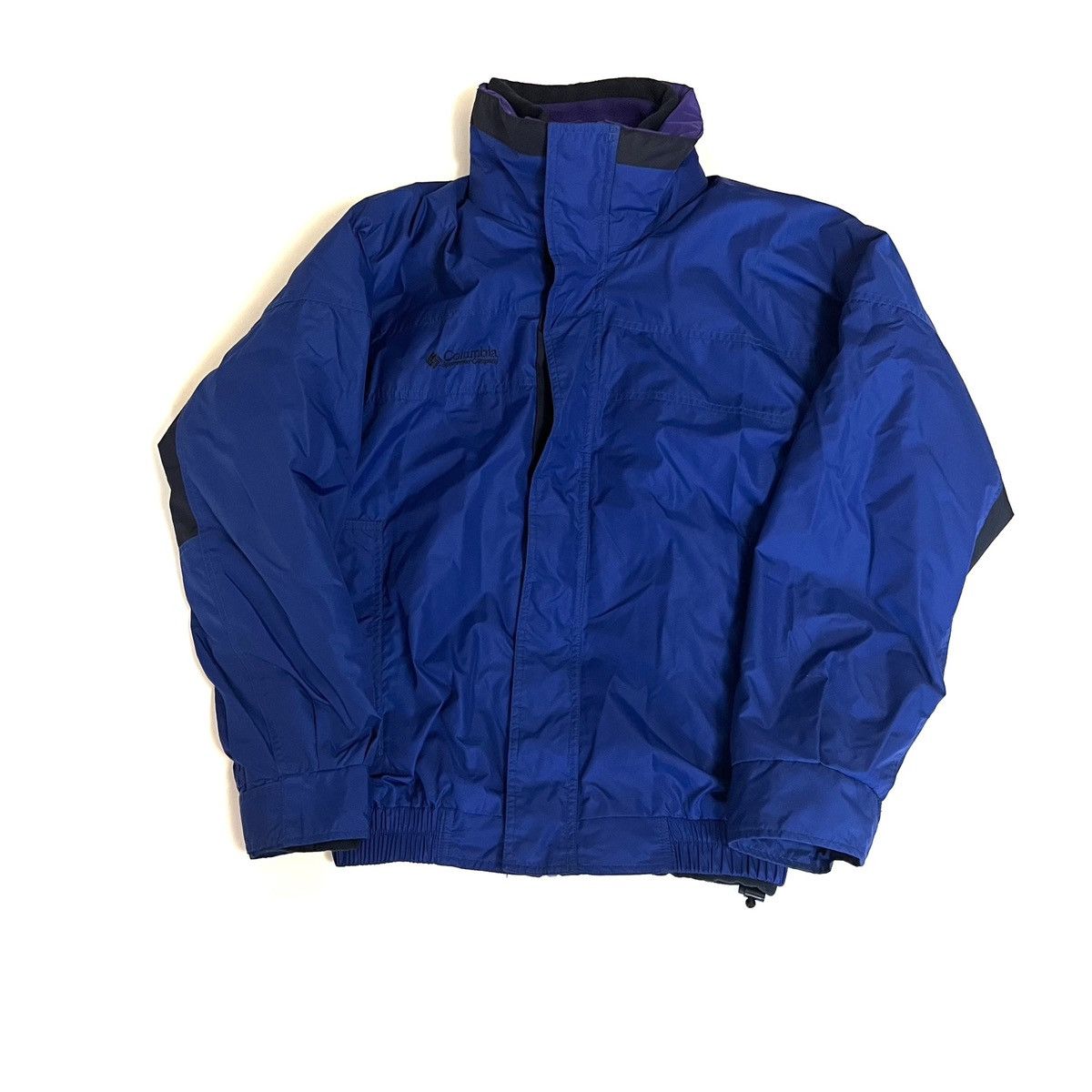 Columbia Sportswear Company navy track jacket vintage 90s