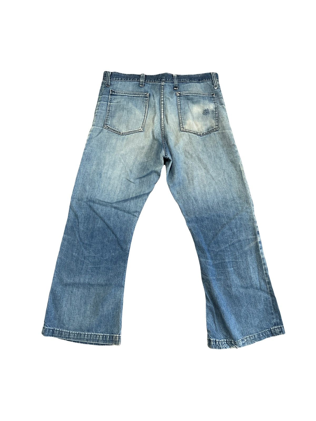 Vintage True Vintage 50’s-60’s USN Selvedge Denim Deck Dungaree Size US 34 / EU 50 - 2 Thumbnail