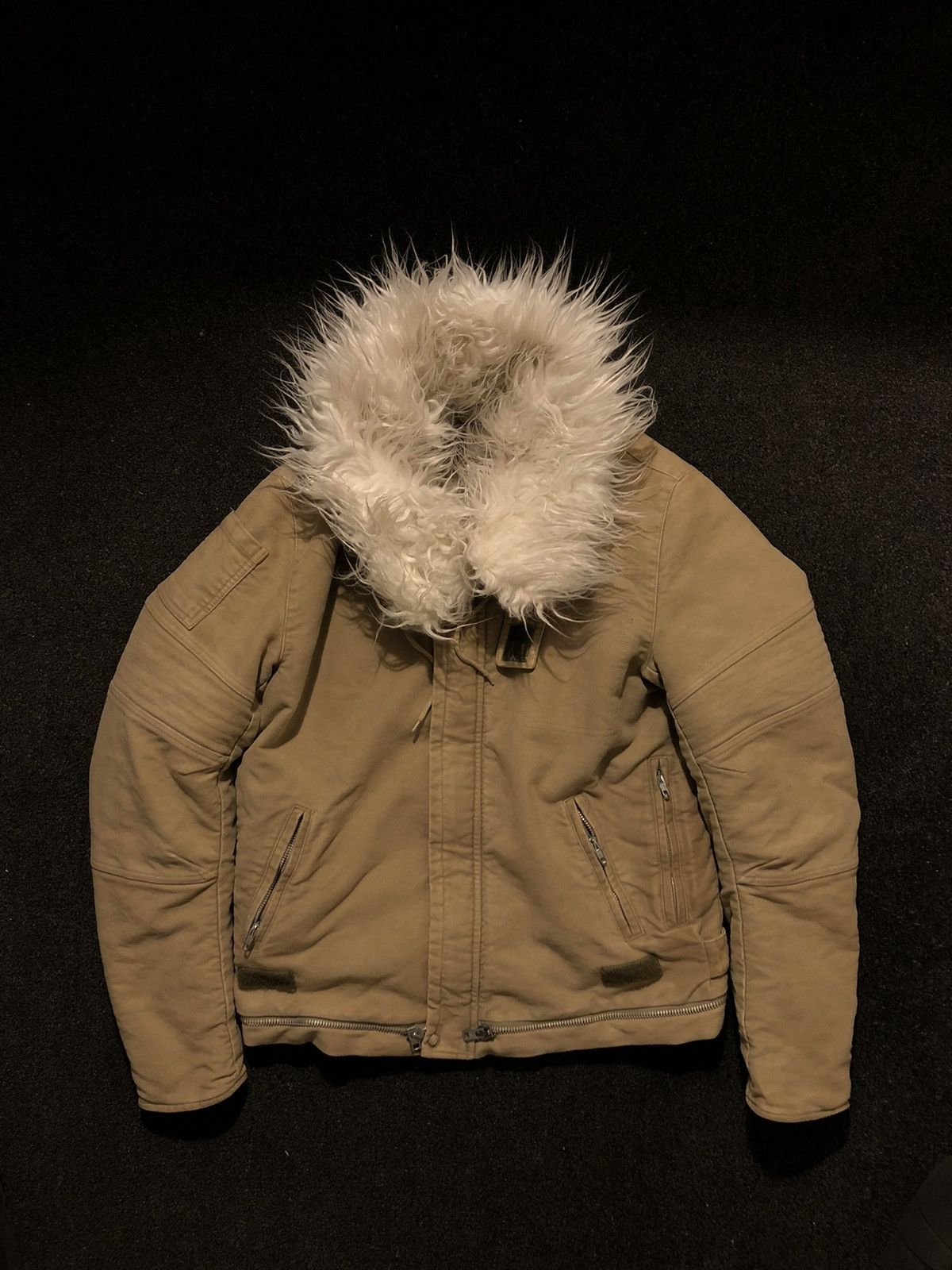 Helmut Lang A/W1999 Moleskin Astro Biker - Outerwear