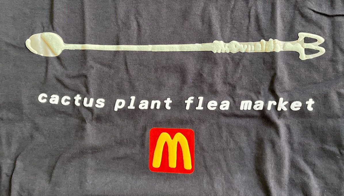 Cactus Plant Flea Market XL Extra Large CPFM McDonalds Coffee Stirrer Shirt Tee Black Size US XL / EU 56 / 4 - 6 Thumbnail