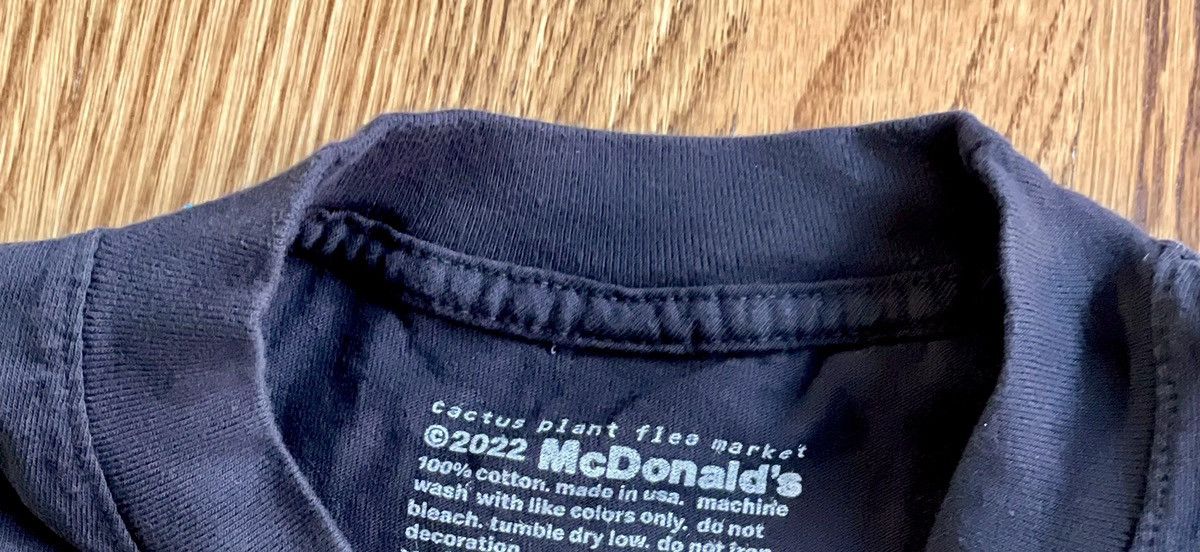 Cactus Plant Flea Market XL Extra Large CPFM McDonalds Coffee Stirrer Shirt Tee Black Size US XL / EU 56 / 4 - 5 Thumbnail