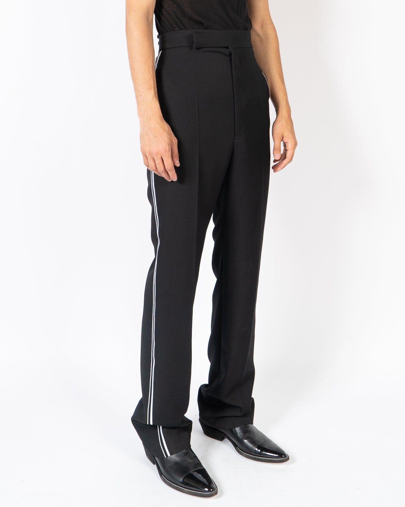 Haider Ackermann SS18 Embroidered High Waist Trousers Size US 28 / EU 44 - 2 Thumbnail