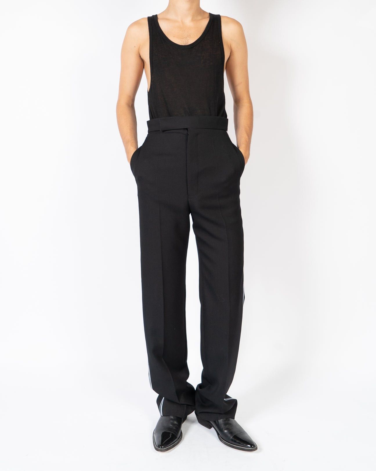 Haider Ackermann SS18 Embroidered High Waist Trousers Size US 28 / EU 44 - 5 Thumbnail