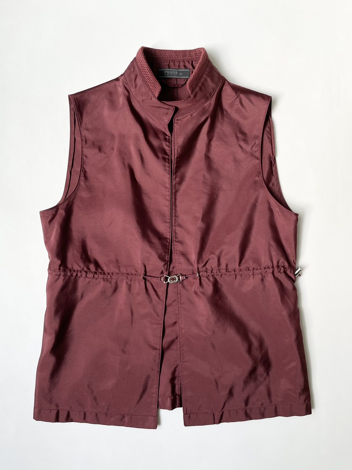 Prada S/S 2000 Silk Utility Vest Size M / US 6-8 / IT 42-44 - 1 Thumbnail