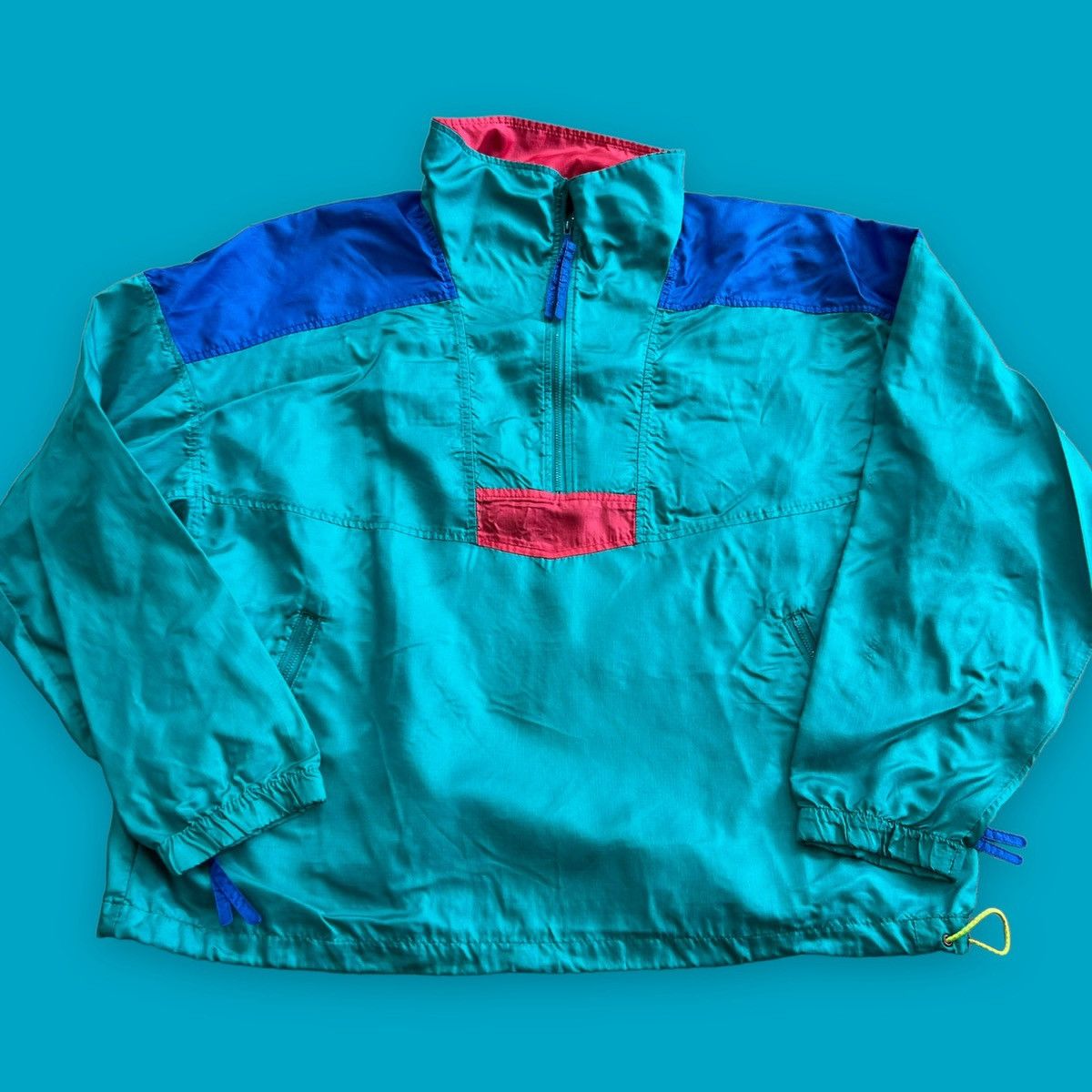 Columbia Windbreaker Men's XL polyester black type Vintage Second Hand
