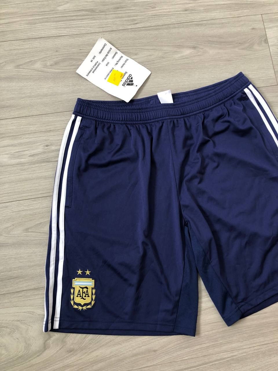 Adidas ARGENTINA FOOTBALL SOCCER SHORTS ADIDAS Size US 38 / EU 54 - 3 Thumbnail