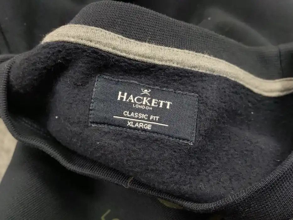 Hackett Hackett London Classic navy blue Crewneck Sweatshirt logo Size US XL / EU 56 / 4 - 7 Thumbnail