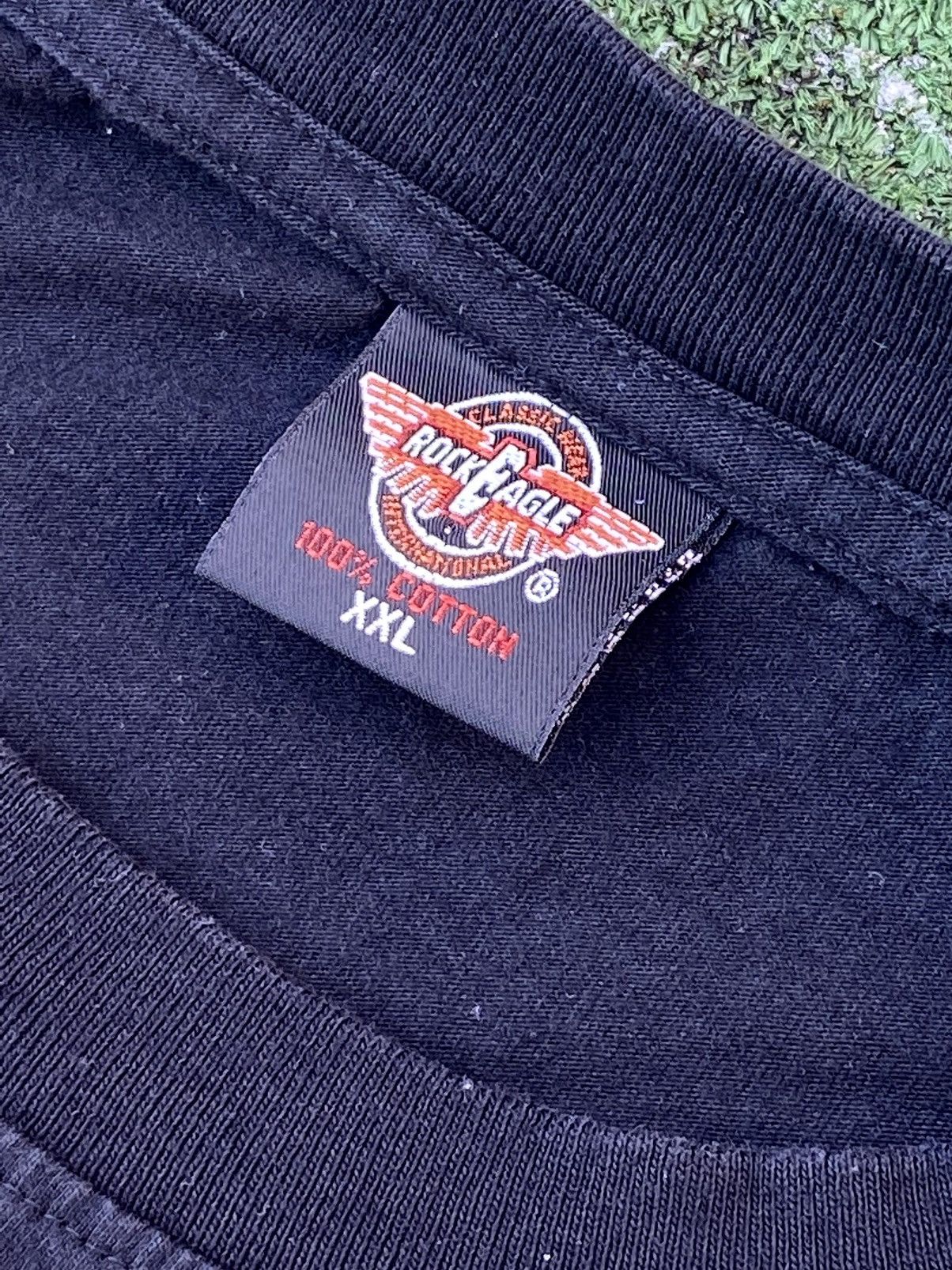 Vintage 90’s Fast Middle Finger fuck you rock eagle big print tee Size US XXL / EU 58 / 5 - 7 Thumbnail