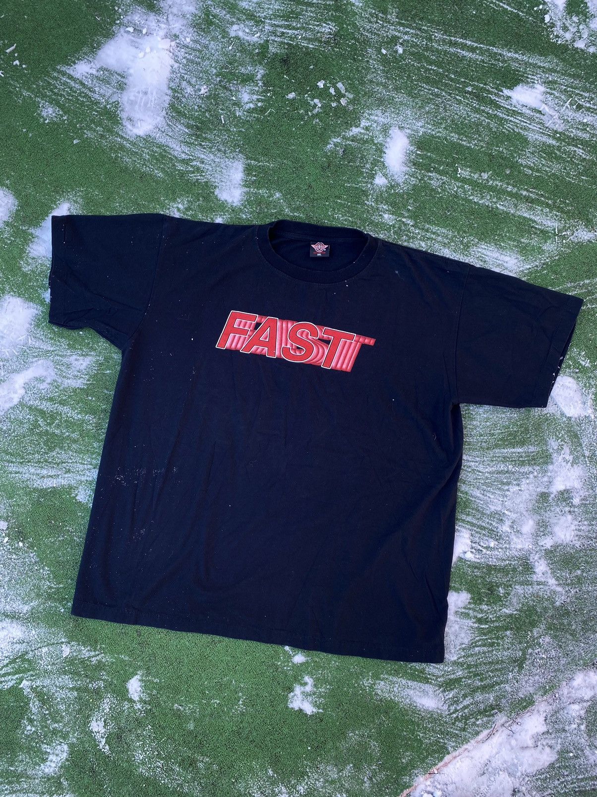 Vintage 90’s Fast Middle Finger fuck you rock eagle big print tee Size US XXL / EU 58 / 5 - 4 Thumbnail