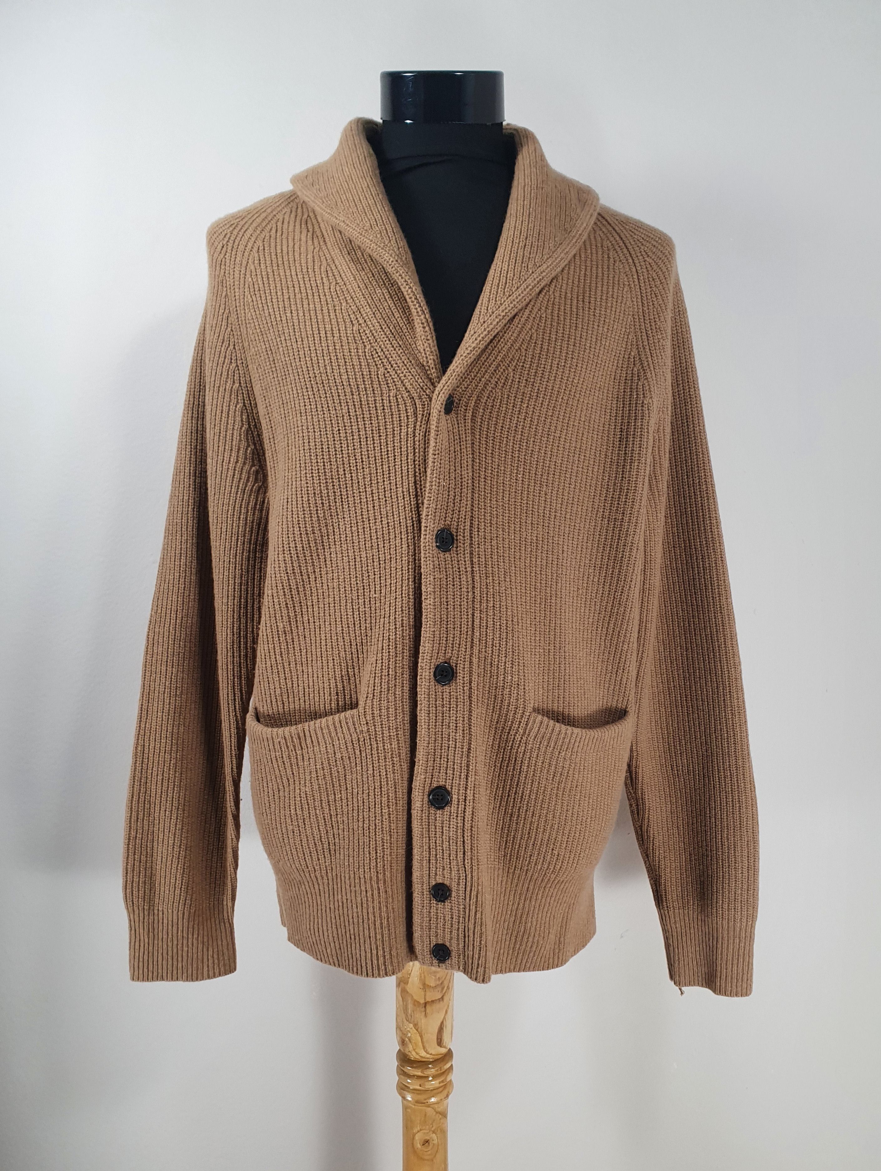 Brown Wool Cardigan
