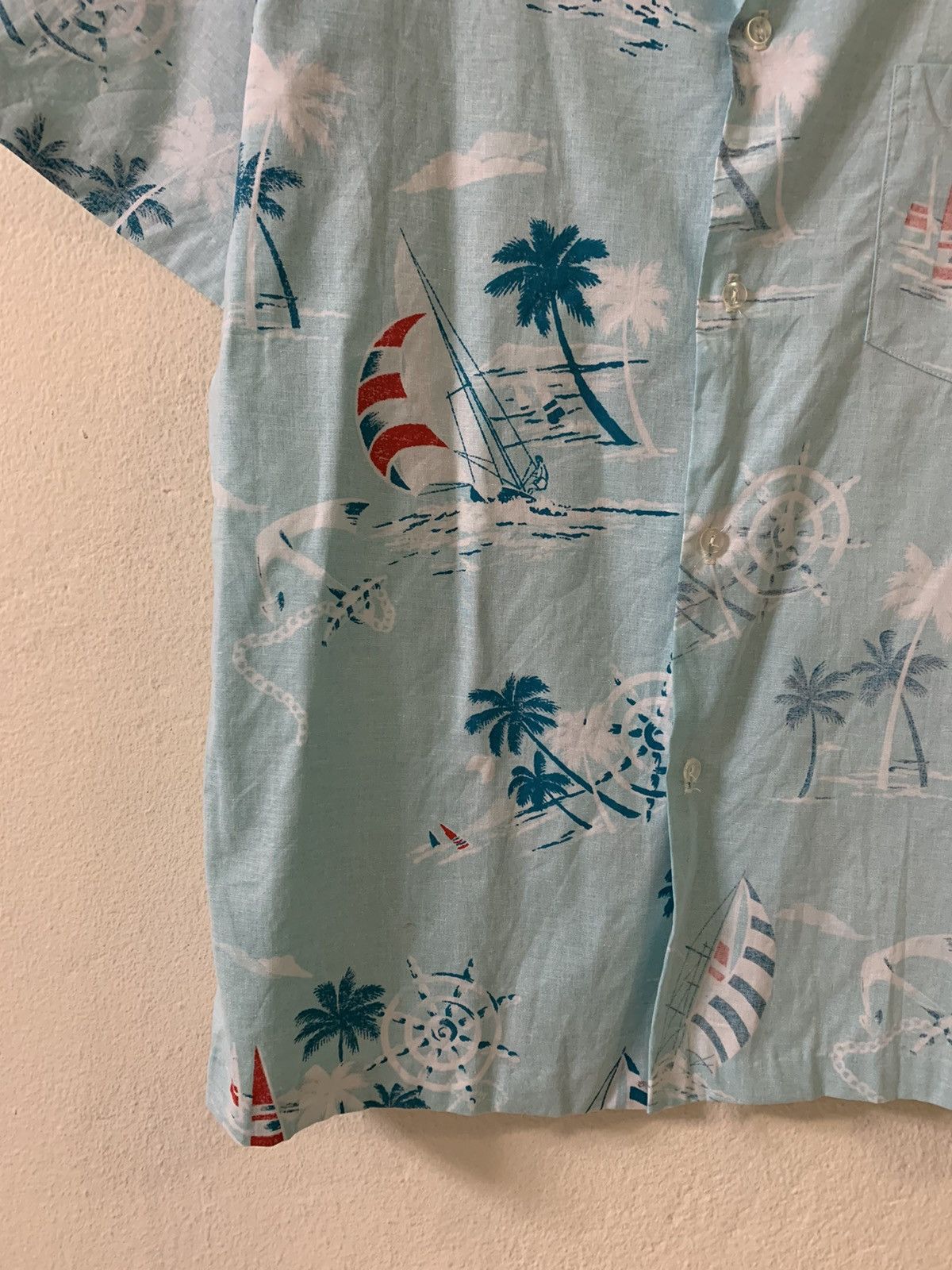 Vintage Vintage 70s Kai Nani Hawaiian Shirt Size US L / EU 52-54 / 3 - 3 Thumbnail