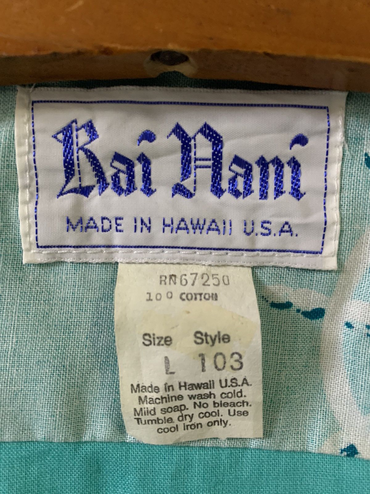 Vintage Vintage 70s Kai Nani Hawaiian Shirt Size US L / EU 52-54 / 3 - 10 Thumbnail