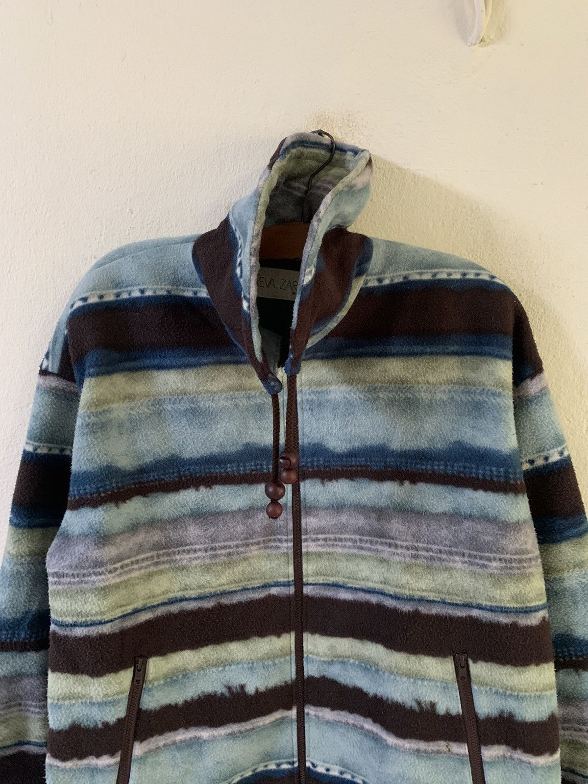 Japanese Brand Breva Zara Spiga2 Fleece Jacket Size US L / EU 52-54 / 3 - 4 Thumbnail